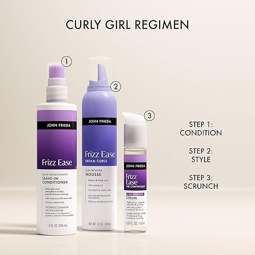 Miniatura 9 de John Frieda Frizz Ease The Controller Extra Strength Hair Serum, Anti Frizz Hair Serum, 1.69 Fl Oz