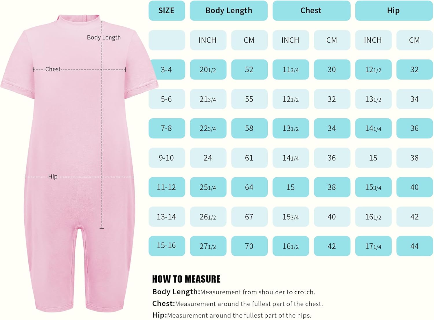 Adaptive Clothing for Kids Special Needs Autism Sensory Jumpsuit Anti-Strip Romper with Back Zipper Sizes 3-16 Years - Image 6