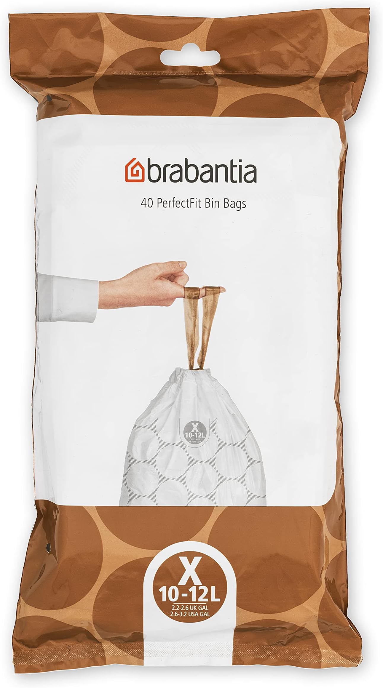 Brabantia PerfectFit Trash Bags (Size G / 68 Gallon) Thick
