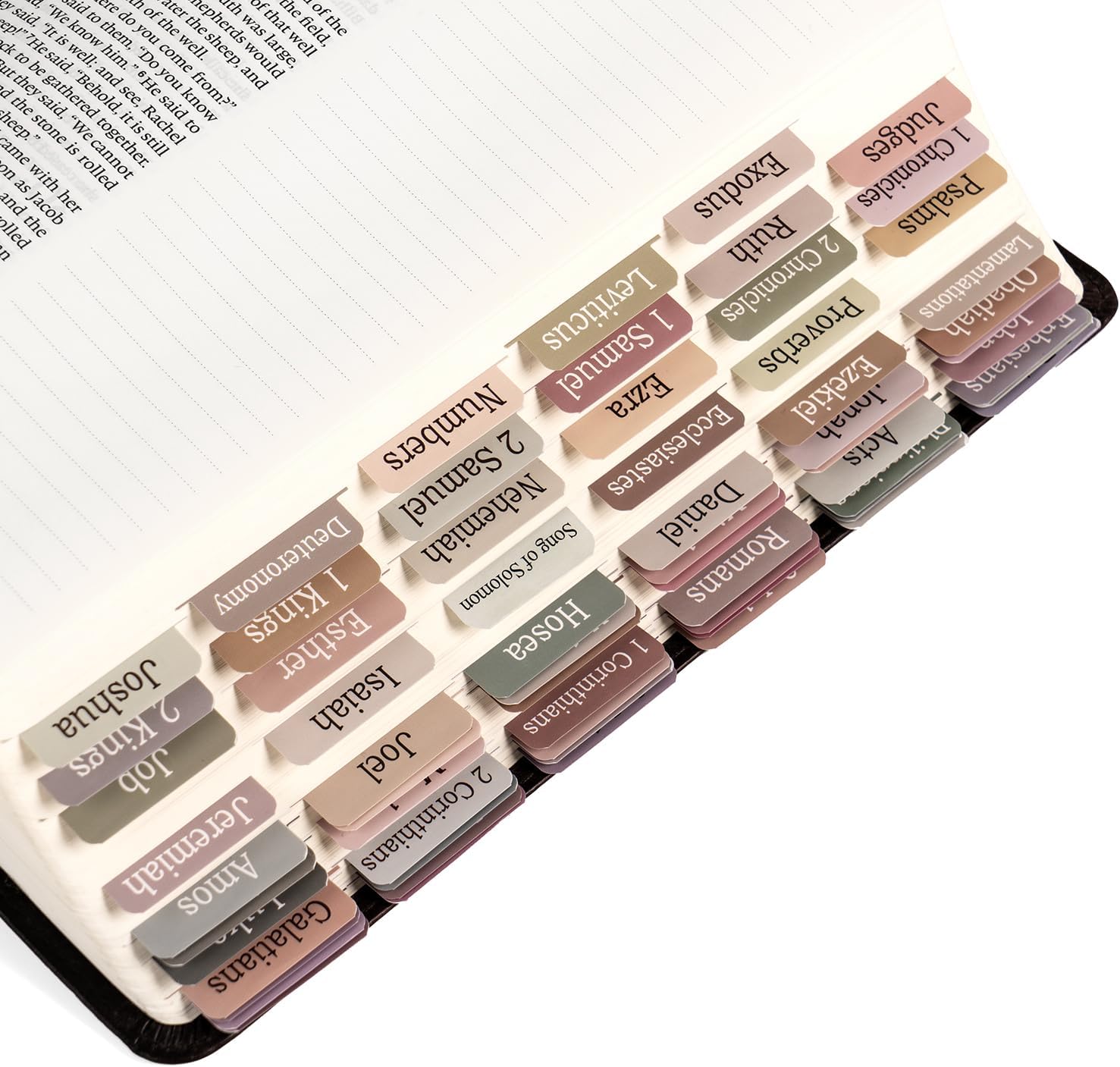 Bible Tabs For Women And Men, Leather Paper Bible Index Tabs,Large - View #7