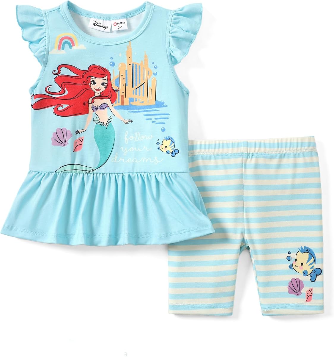 Disney Minnie Mouse Frozen Princess Marvel ropa para niñas pequeñas sudadera de manga larga + Leggings 2 uds conjunto de trajes 2-6Y