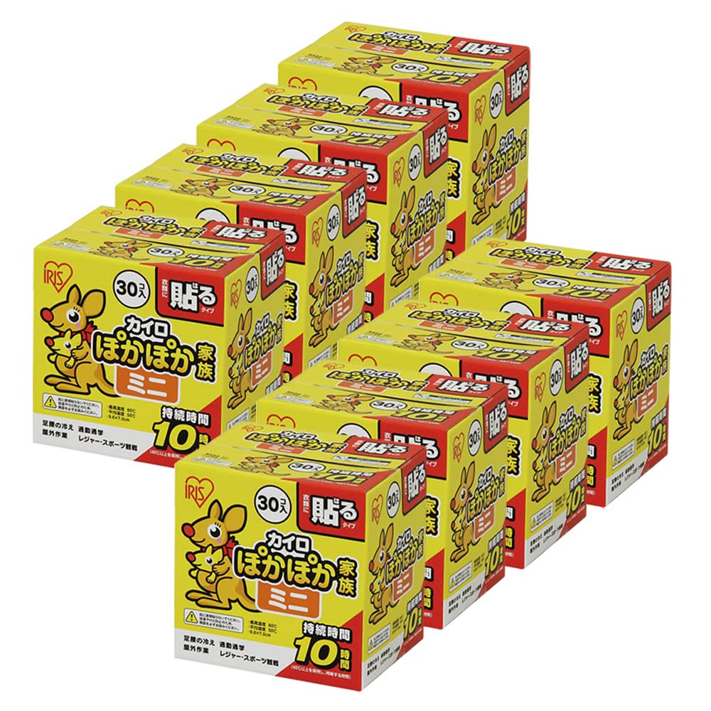 Amazon.co.jp: アイリスオーヤマ 使い捨てカイロ ミニ 貼る 240枚 日本