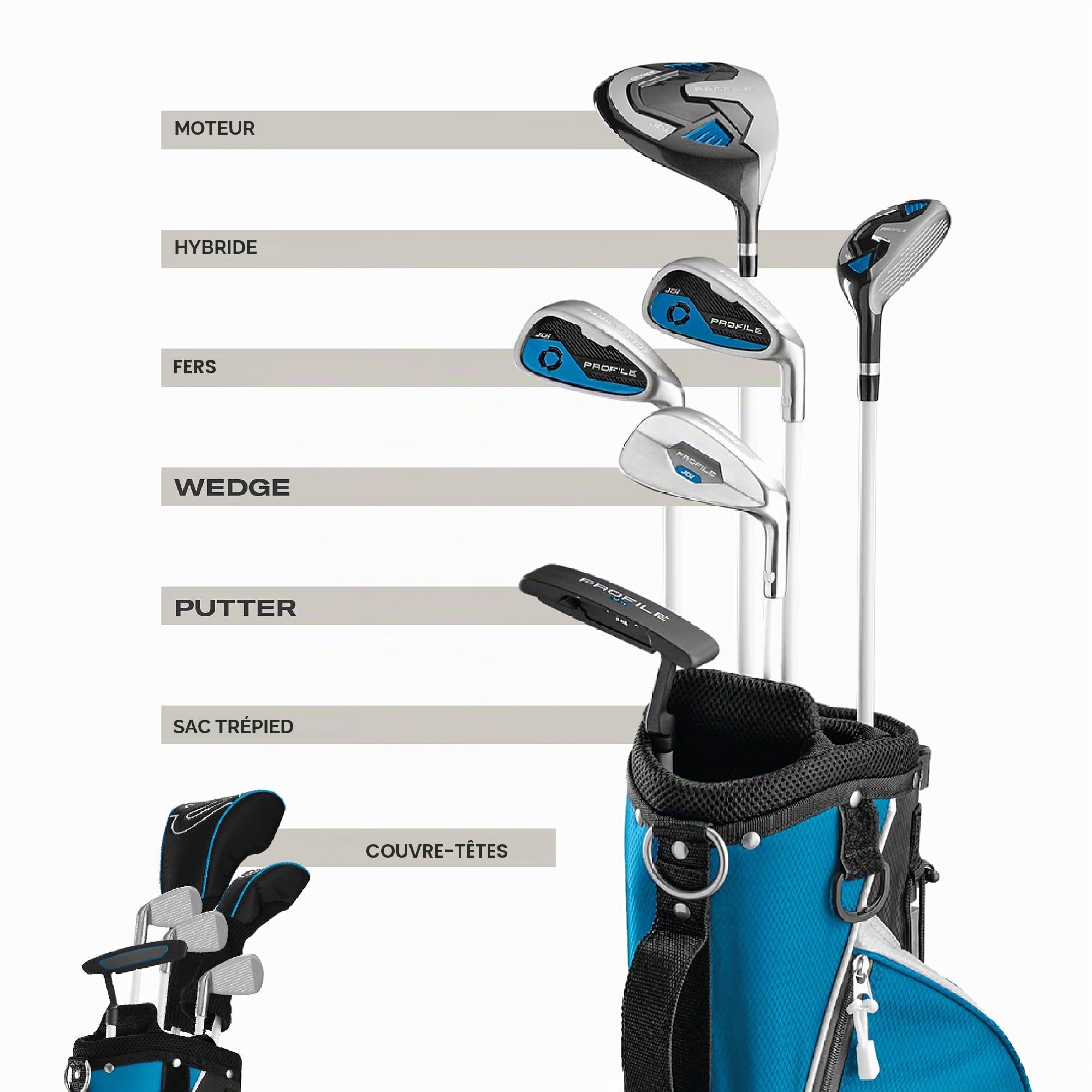Wilson Golf Profile JGI Junior Ensemble Complet de Golf