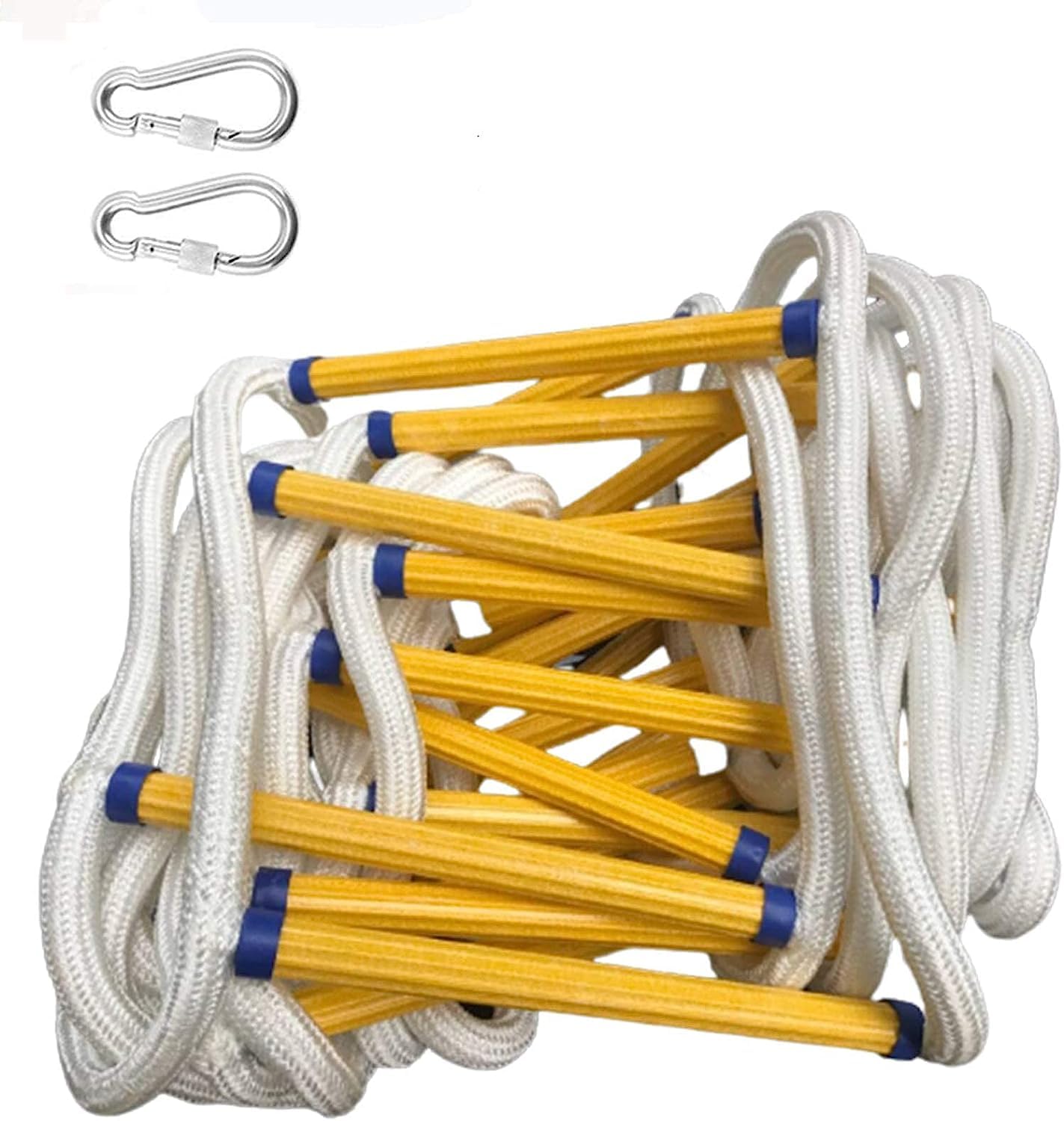Rope Ladder - Window Emergency Fire Escape, Rescue, Heavy Hook In, For Quick Use(20m/65.6ft)