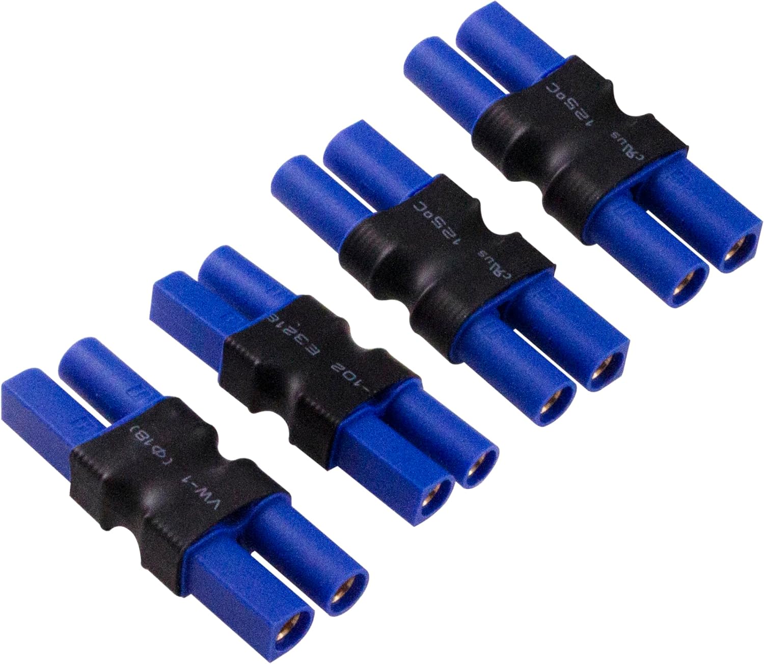 4pcs EC5 Female to Female Connector no Wire Adapter Converter for RC FPV Car Plane Drone LiPo Battery(E235-4)