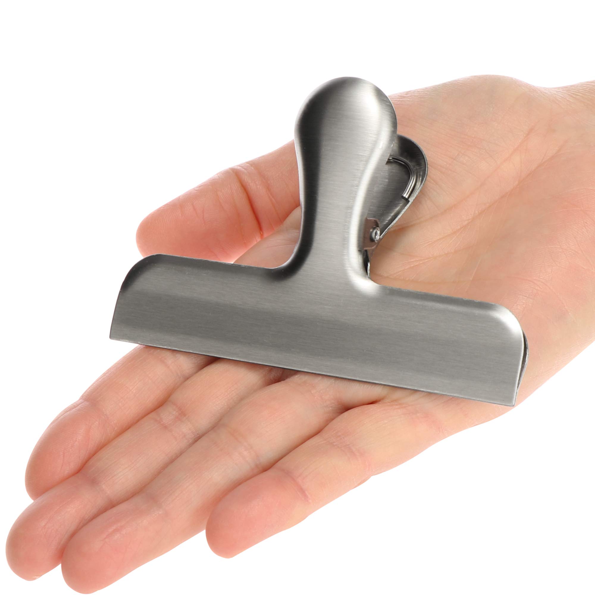 Verschlussklammer Aus Metall - Praktische Klemme Für Lebensmittelbeutel 7,9cm