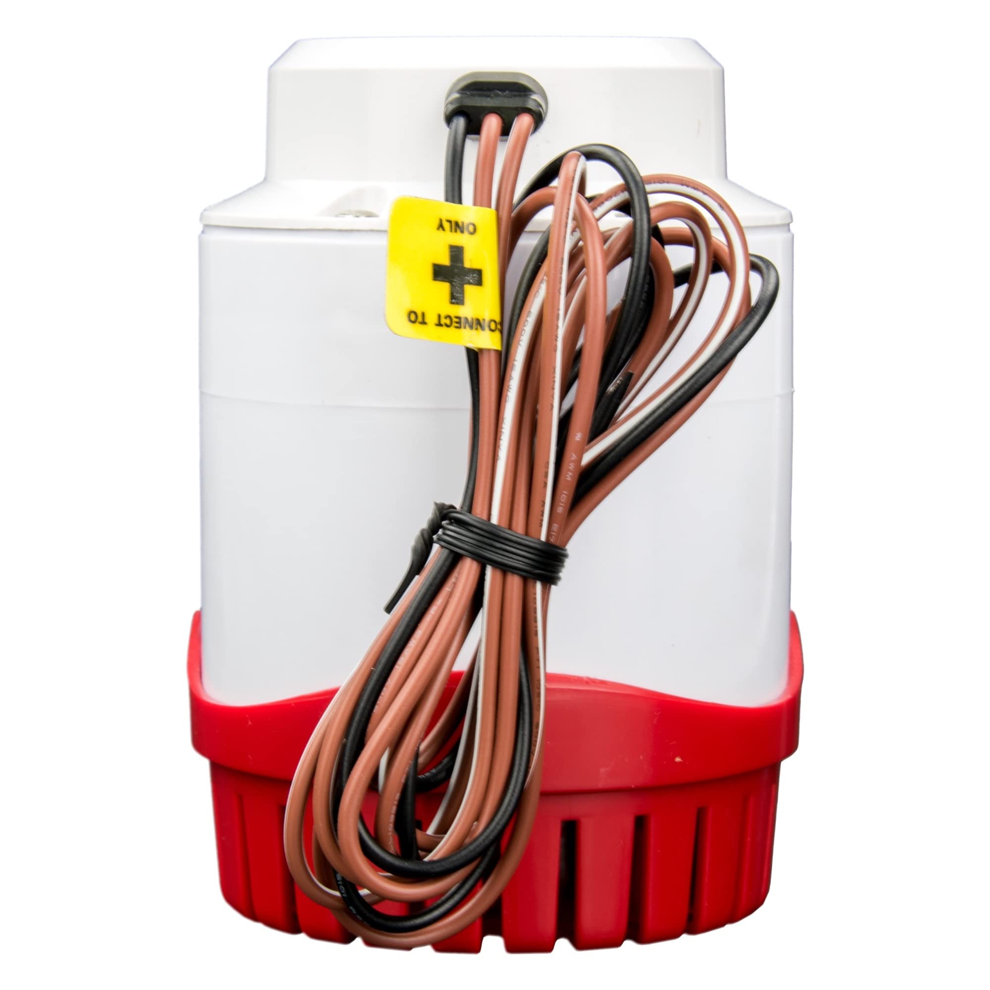 Bomba sumergible pequeña ajustable Bomba de achique automática for barco, 2000 GPH, bomba agua marina, 12 V, interruptor flotador incorporado