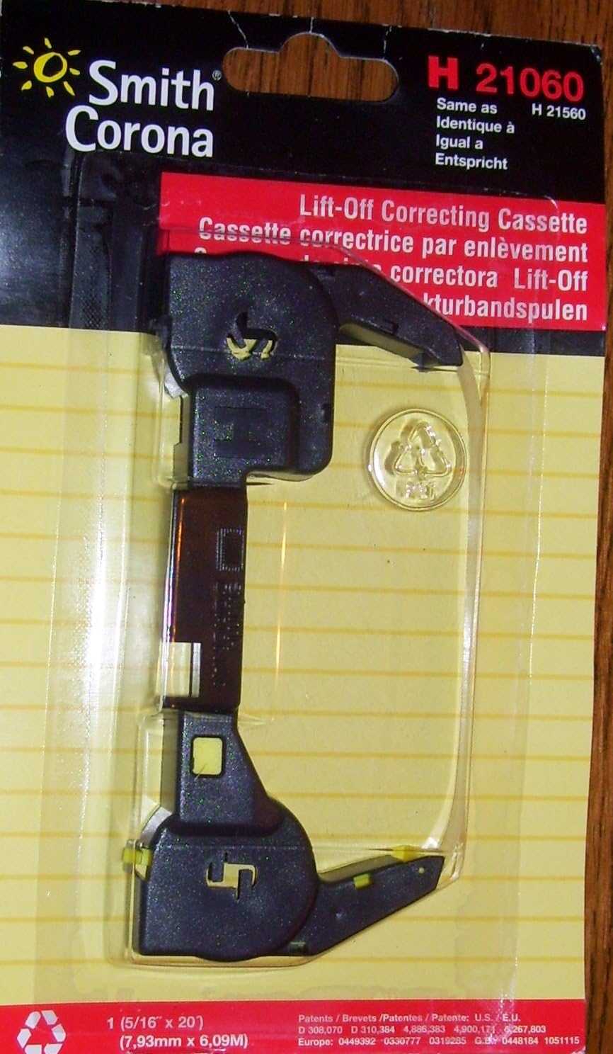 Smith CoronaCASSETTE LIFT OFF CORRECTING CASSETTE, 1/EA ( 21060 )