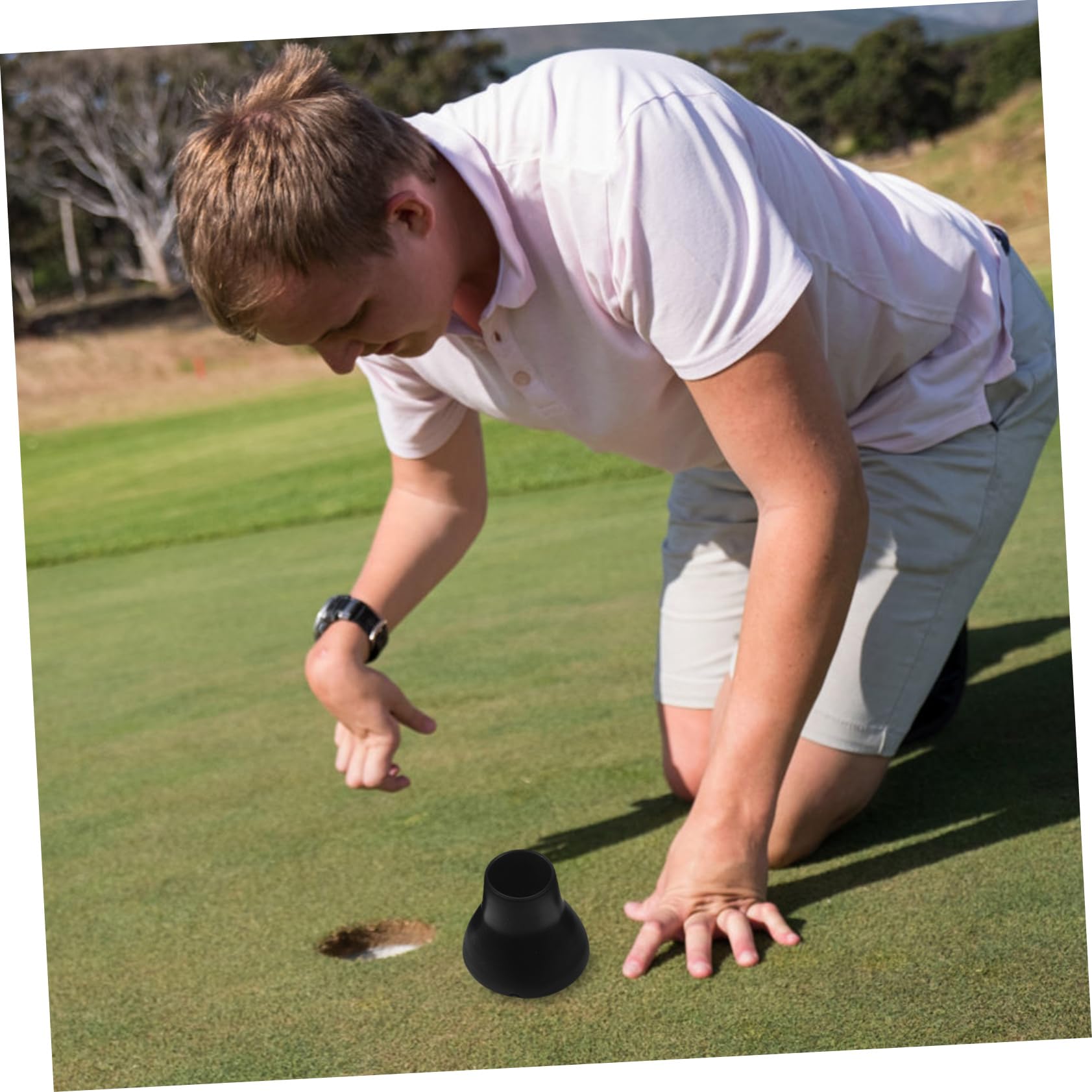 GOOHOCHY Golf Ball Pickup Tools Set 6pcs Golf Ball Retriever Sucker Cup Lightweight Portable for Ages Golfers