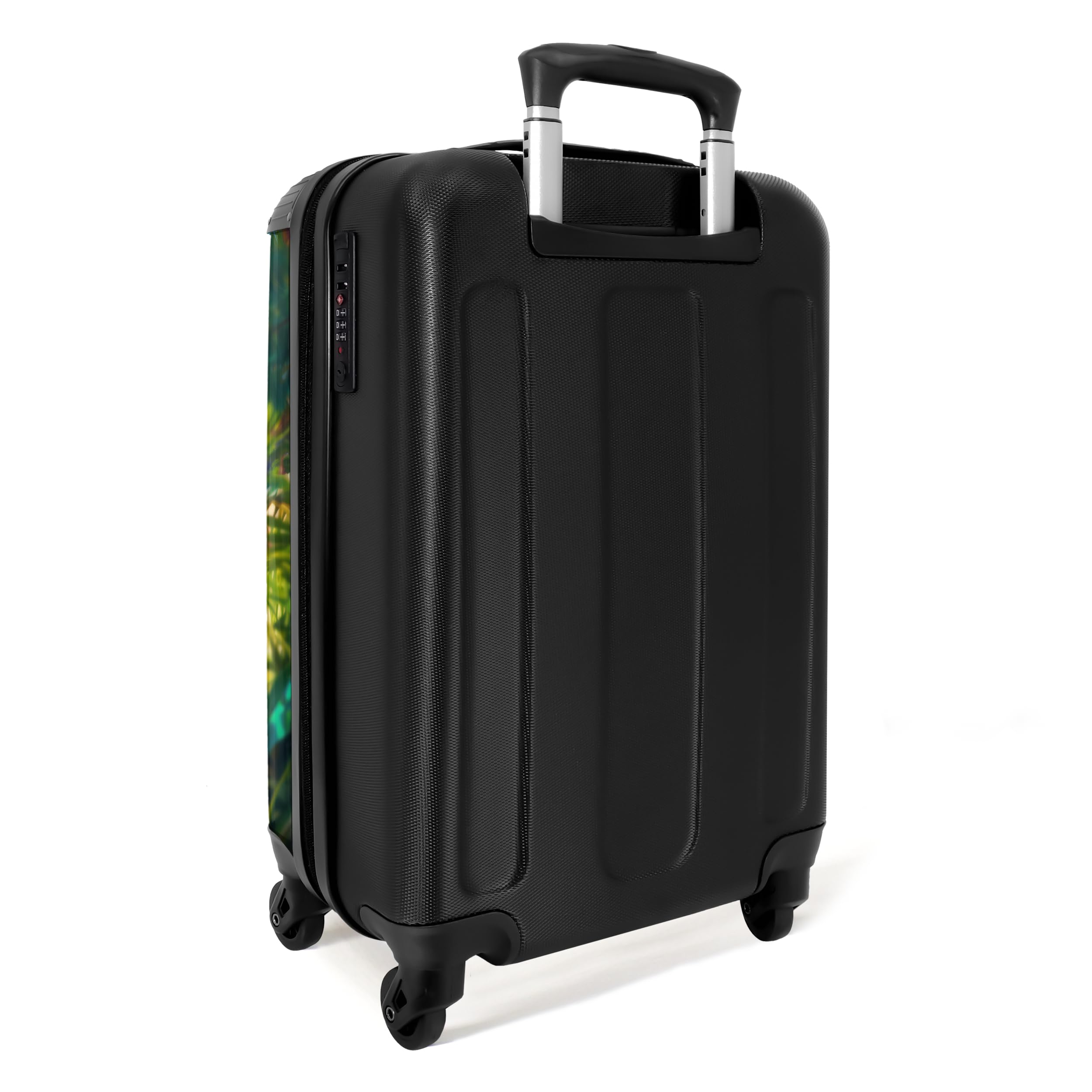 NoBoringSuitcases.com Valise Enfant Cabine à Roulettes 55x35x25cm - Collection Panda Tropical