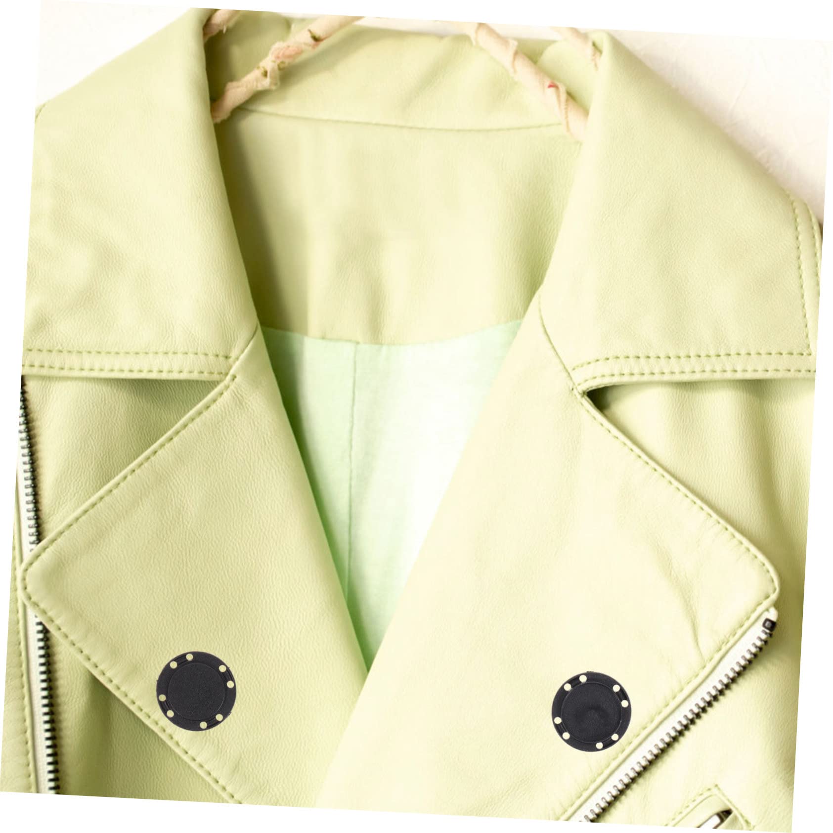 OUNONA 24 Pares Hebilla Oculta Magnética Broches Para Ropa Botones Abrigo Broches Para Tela Ropa Botones Magnéticos Cárdigan Botones Magnéticos Broches Para Coser Ropa Imán Bebé Bolsas