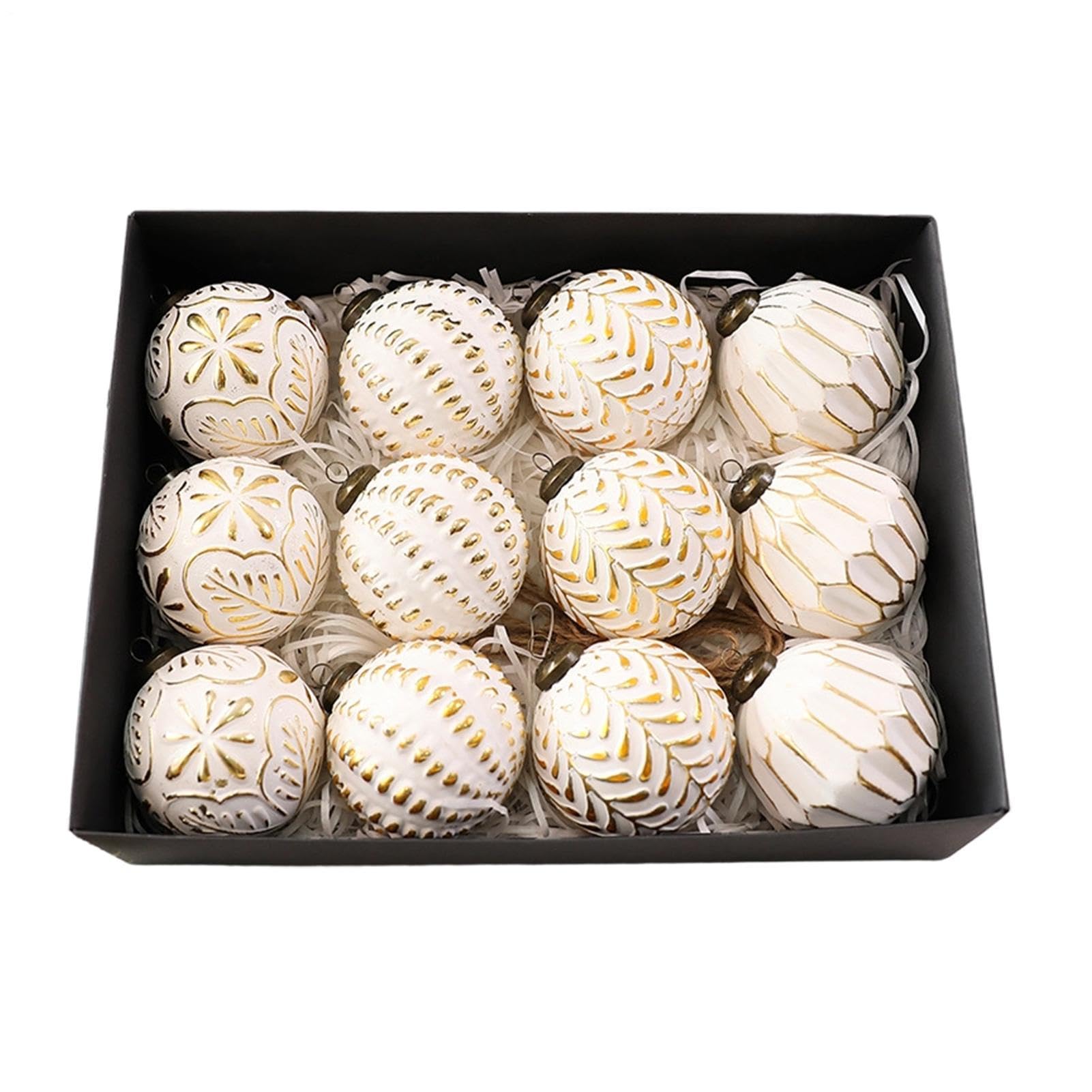 de bolas de Navidad, 12 piezas, colgante vintage para colgar en