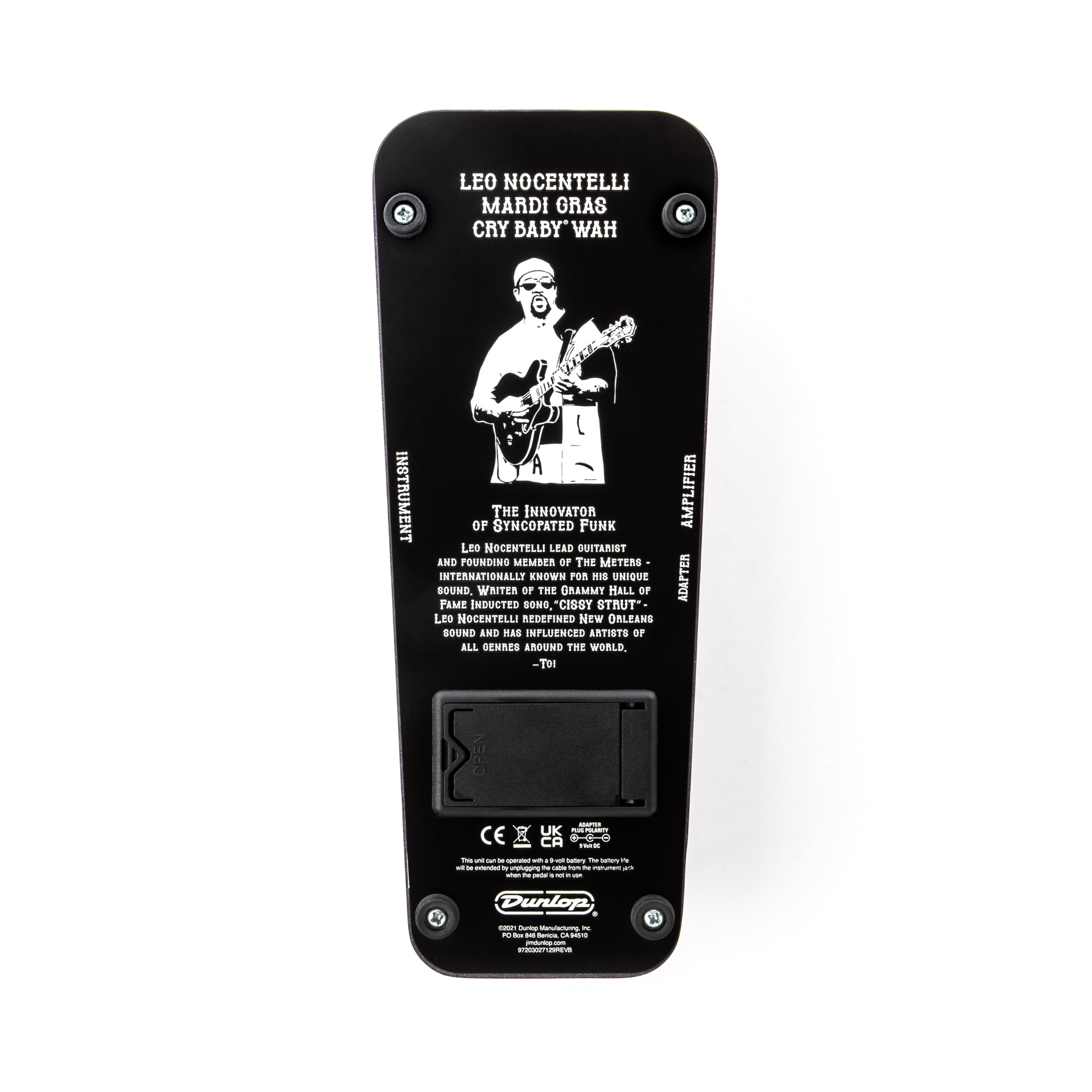 Cry Baby Dunlop Leo Nocentelli Mardi Gras Wah