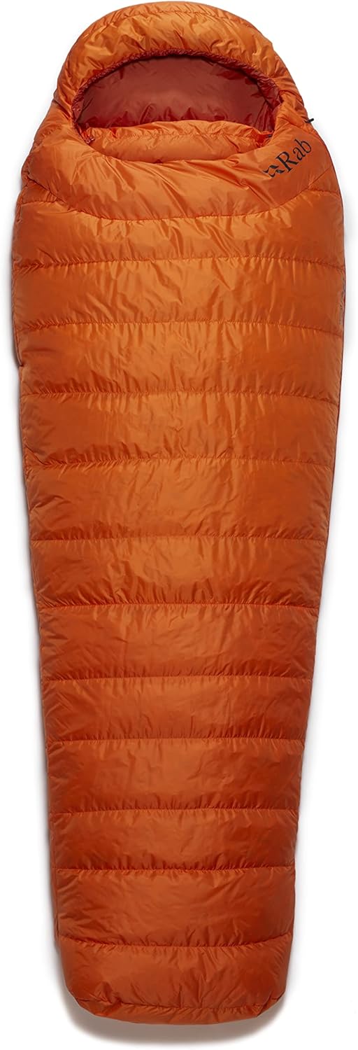 Rab Men's Ascent Down Sleeping Bag - Lightweight Warm Mummy Sleep Sack for Camping & Backpacking