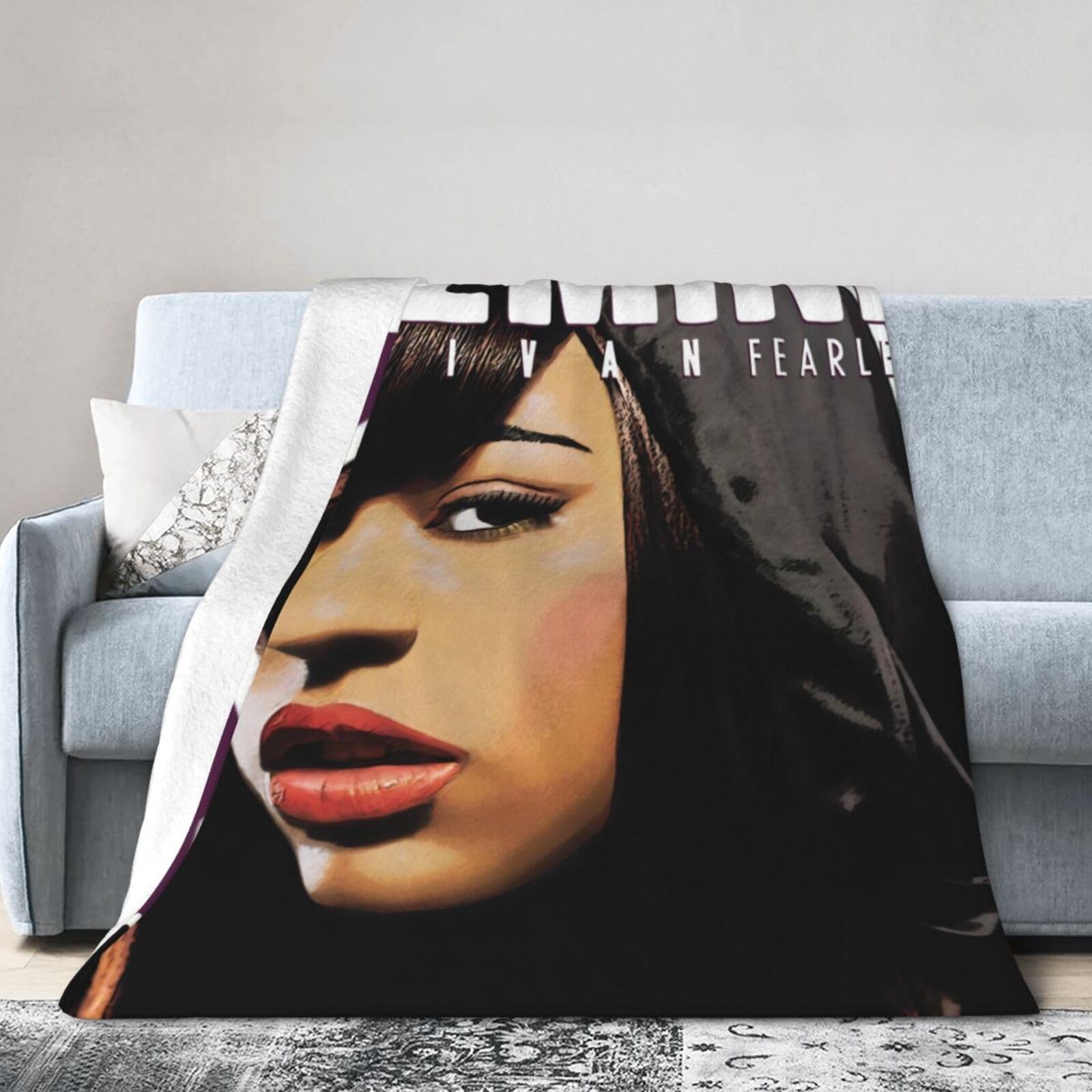 Jazmine Music Sullivan Blanket Soft Flannel Fleece Blanket Fashion Fluffy Throw Blanket for Couch Travel 40"X30"