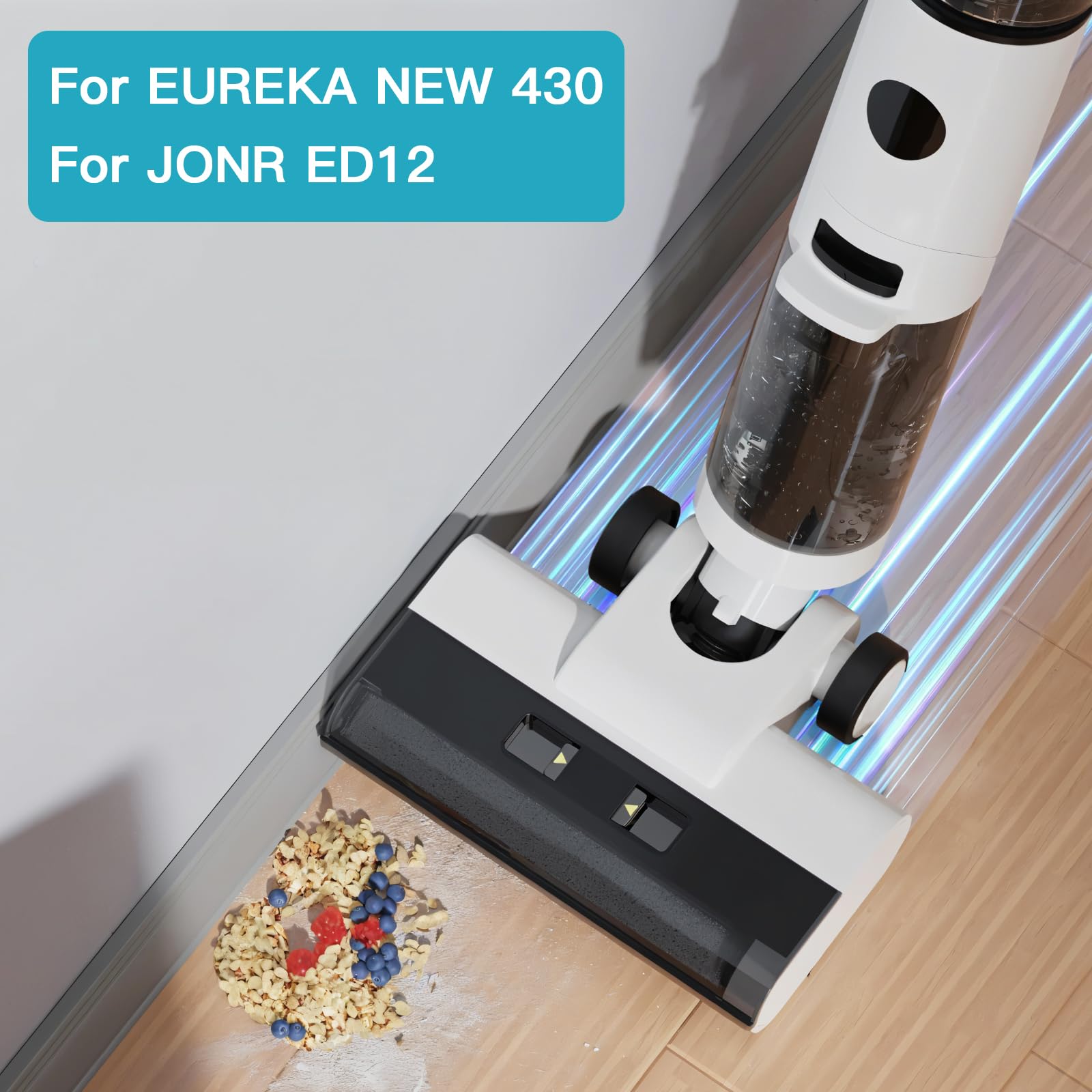 Kit D'accessoires De Brosse Pour EUREKA NEW430, Pour JONR ED12 Accessoires Daspirateur Eau Et Poussiere 2 Rouleaux De Brosse 3 Filtres Hepa 1 Brosse De Nettoyage 91856479