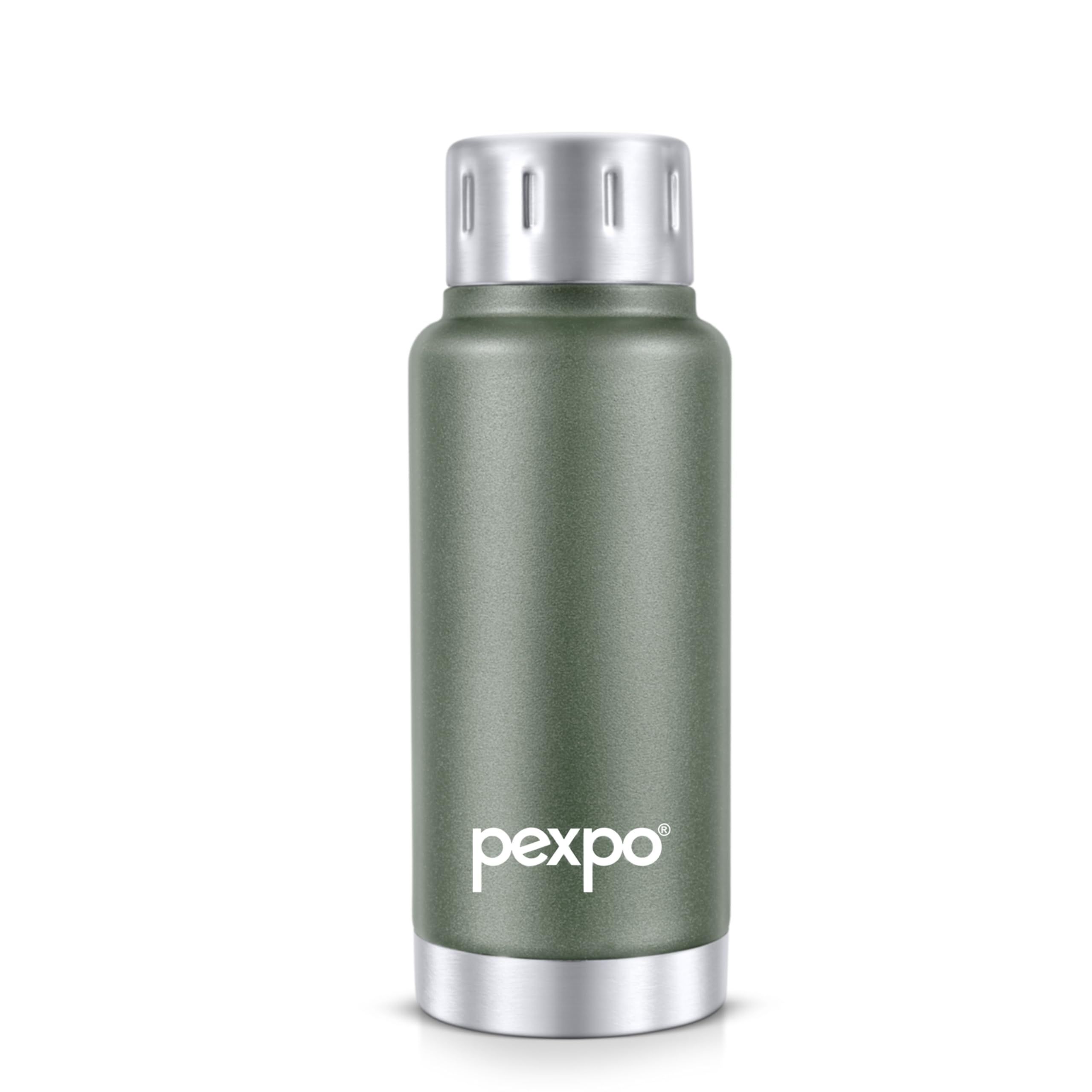 Go24 pexpo Cameo Pro ISI Certified Stainless Steel Vacuum Insulated Flask - 160ml | Double Wall Hot & Cold Upto 4-5 Hours | Office, School, Gym, & Travelling | Men, Women & Kids - Denim Blue — Amazon image 25