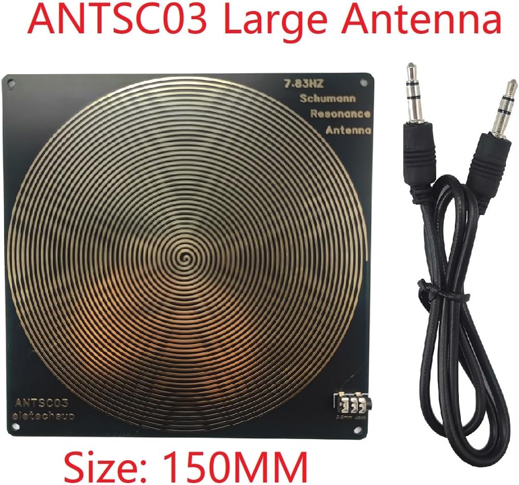 0.01-100Khz 4 Output Large 7.83 Schumann Resonance Generator Pure Sine Wave 150MM Onboard Antenna With Cycle Timing Function
