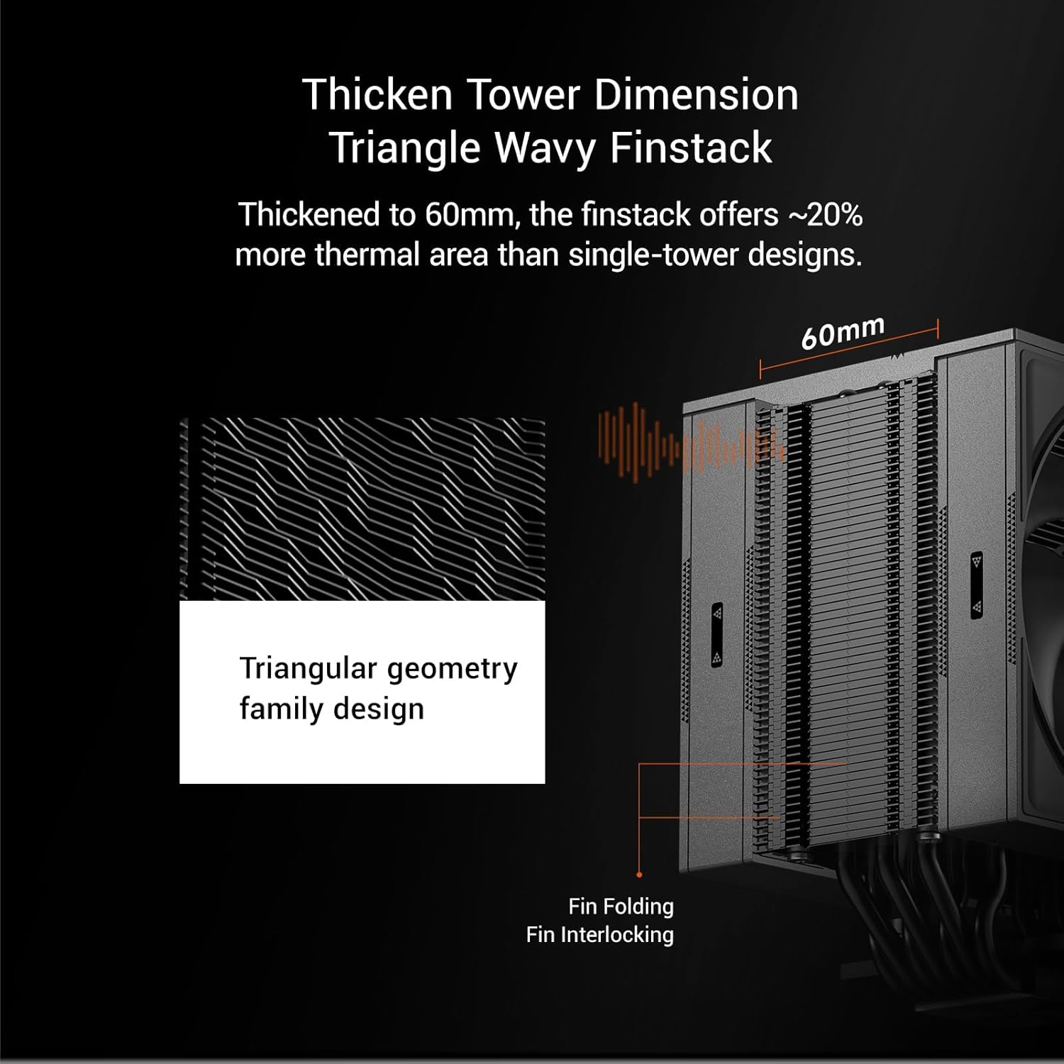 PCCOOLER CPU Air Cooler, 7 Heatpipes Flagship Single Tower Cooler with F5 S120 PWM Fan, Magnetic Top Cover, Copper Base, Compatible with Intel LGA 1700/1851/1200 & AMD AM5/AM4(RZ700D Black)