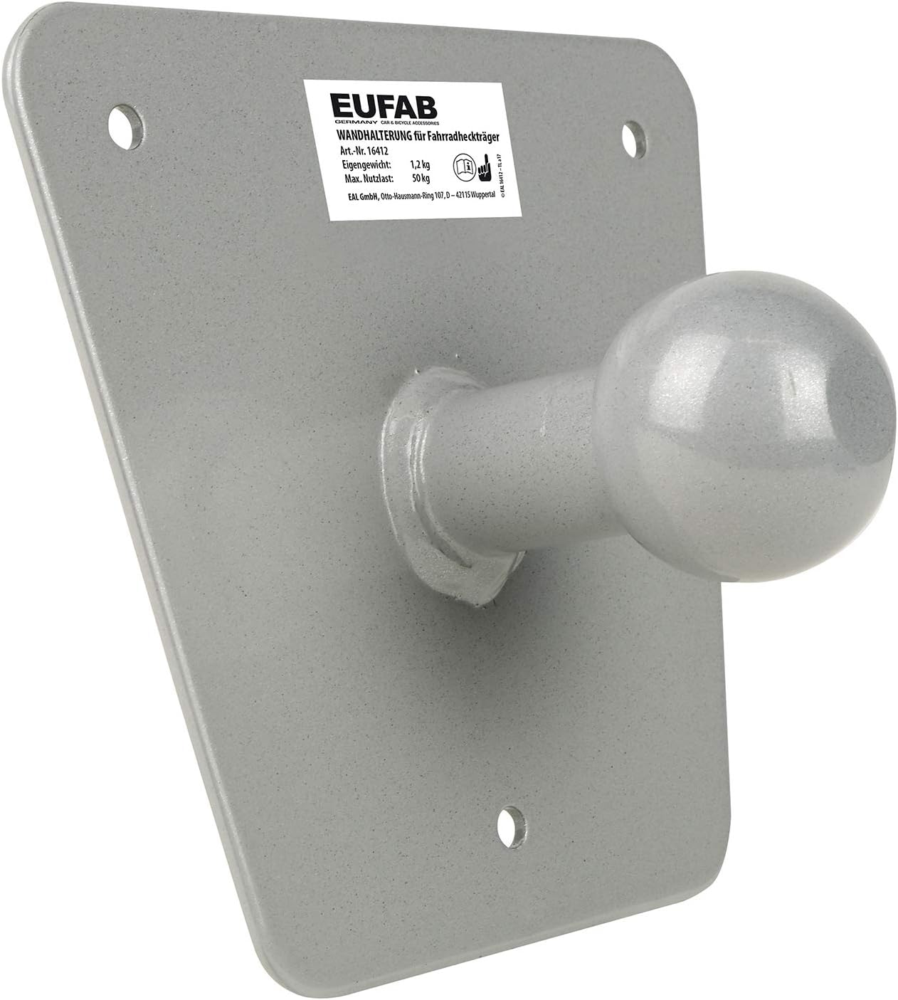 EUFAB16412 Wall bracket, suitable only for EUFAB and LAS bike racks