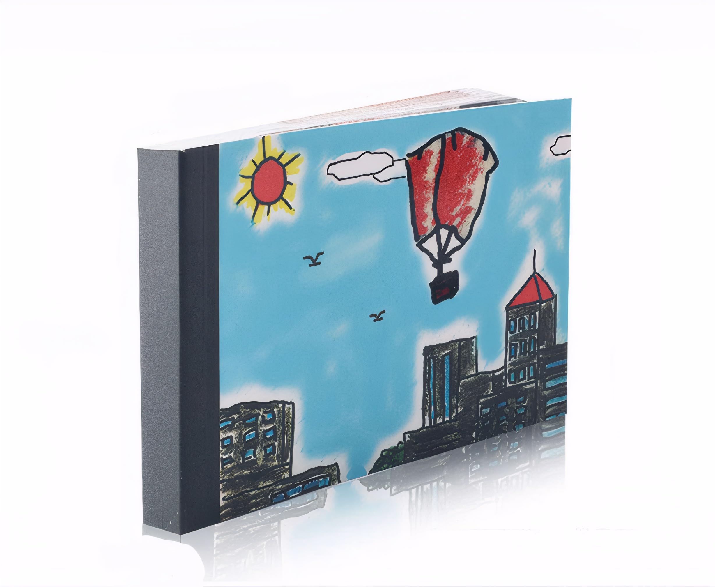 Comic Book Ring Box - Unique Proposal Ring Box, Perfect for Engagement, Anniversary, Valentine's Day, Birthday, Christmas, or Special Occasions - Balloons