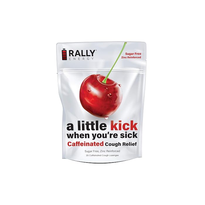 Buy Sugar Free Cherry Flavor Cough Drops by Rally Energy, Cough Relief