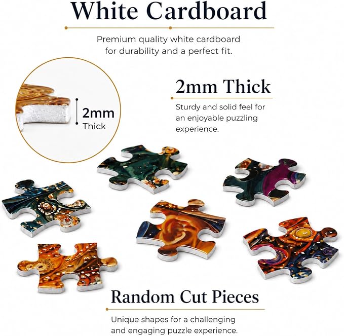 Rompecabezas de 1000 piezas para adultos 28 x 20 pulgadas miniatura 5