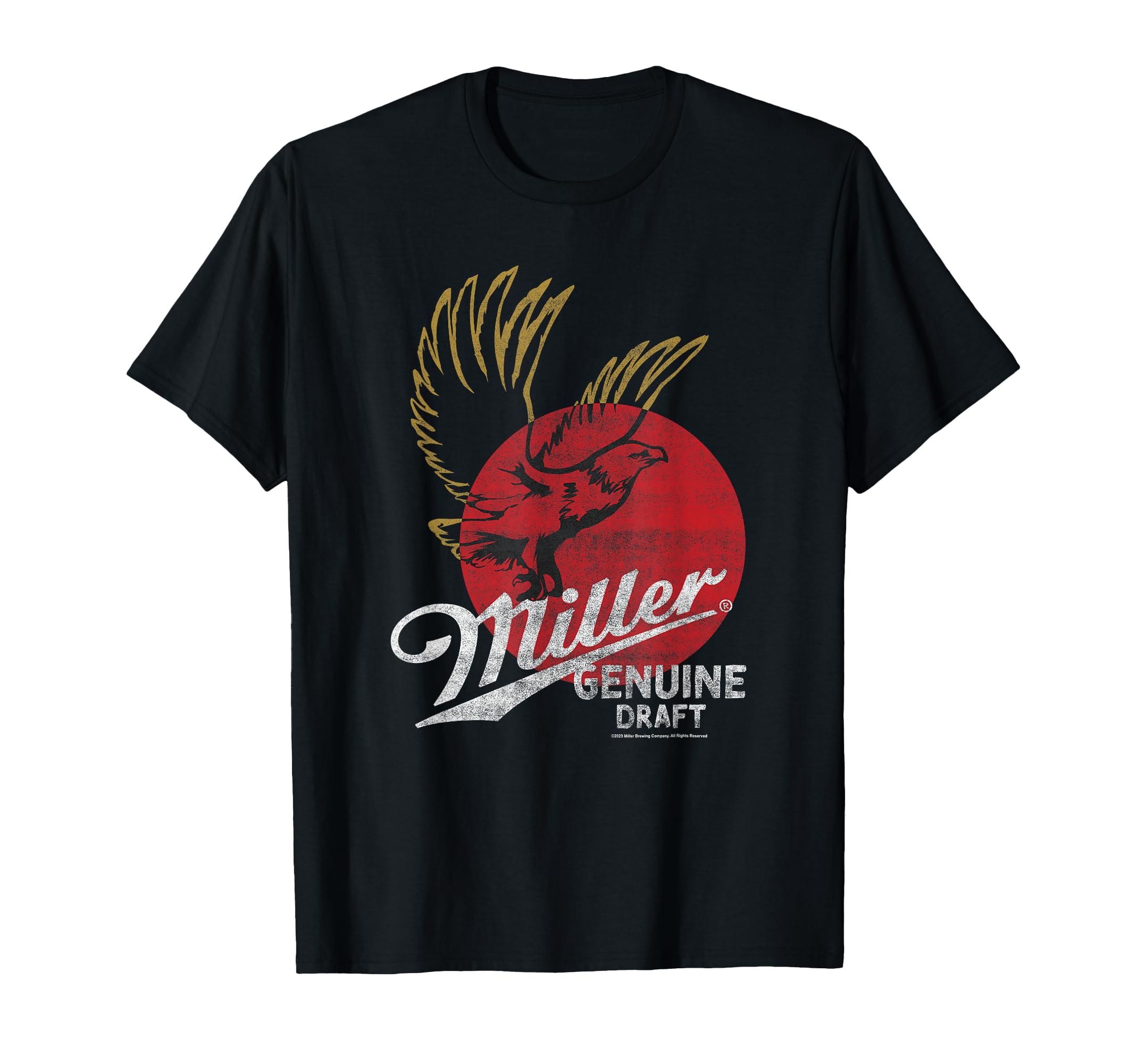 Miller Genuine Draft Classic Eagle Logo T-Shirt