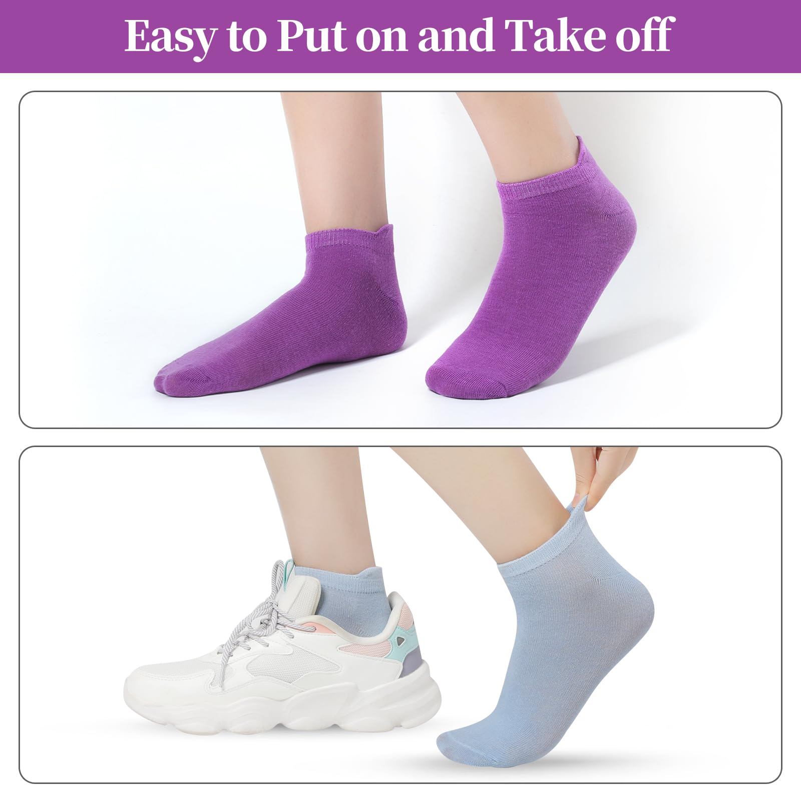 150 Paar Damen-Knöchelsocken, bunt, niedrig geschnitten, Knöchelsocken mit Lasche, leichte Sportsocken, Großpackung für Damen, Herren, Mädchen, 30 Farben, Einheitsgröße