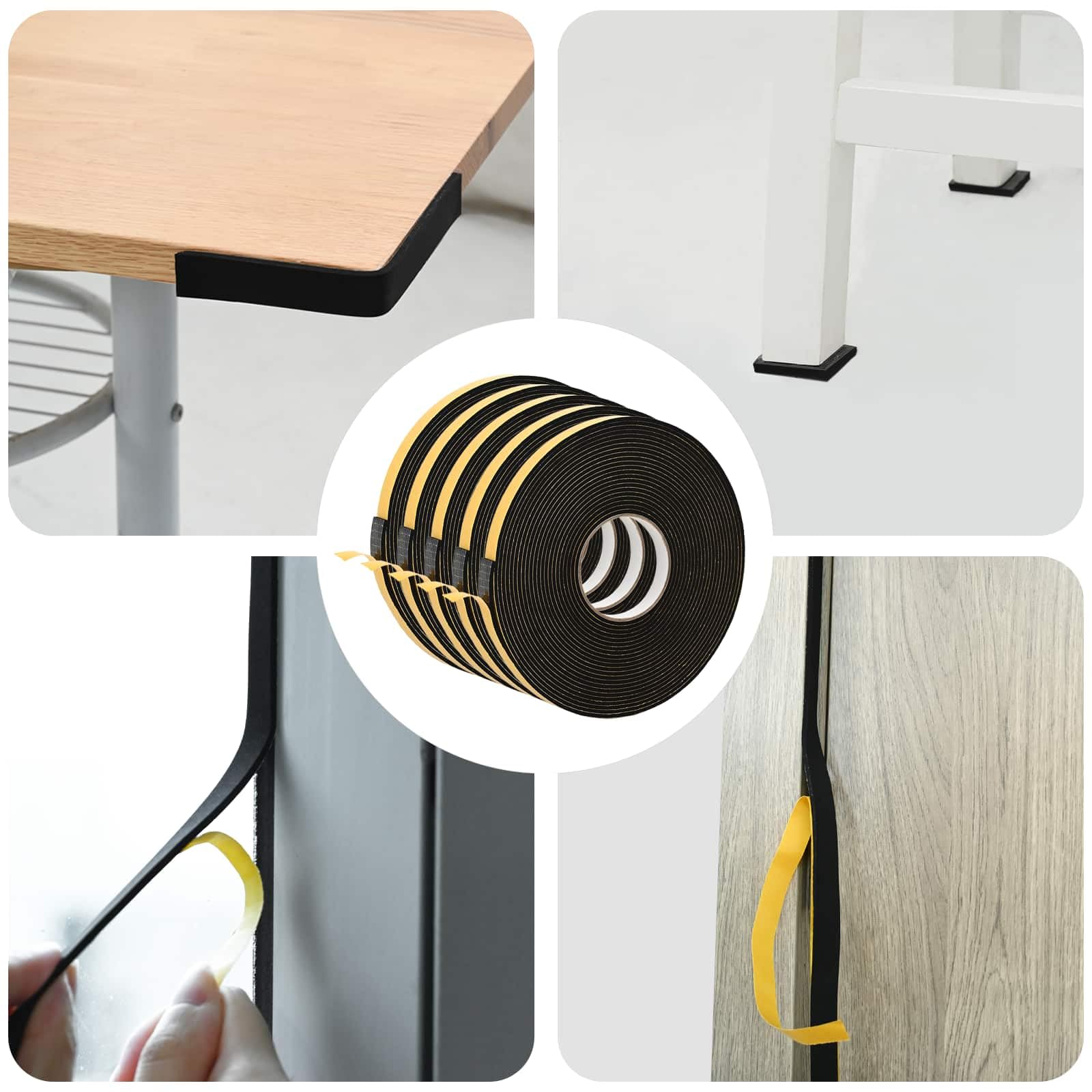 vidaXL Confezione da 5 nastri rotondi in schiuma CR, 20 mm x 10 m, mantiene l'umidità, efficace e universale isolamento