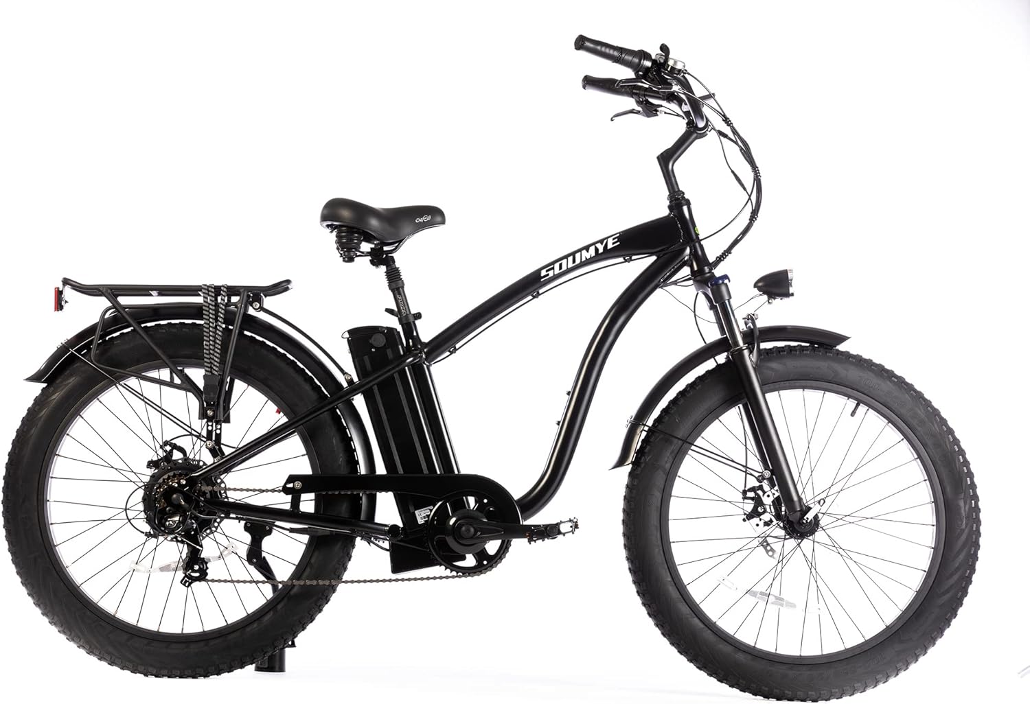 Beach Cruiser E-Bike 1050W Pack Watts Motor 48V/768WH Lithium Battery 26”x4.0 Fat Tire Max Speed 28m/h Step-Thru M5 Larger Size Display 7 Gears for Adults Beach Cruiser E-Bike 1050W Pack Watts Motor 48V/768WH Lithium Battery 26”x4.0 Fat Tire Max Speed 28m/h Step-Thru M5 Larger Size Display 7 Gears for Adults