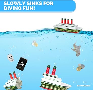 Swimline | Underwater Dive Toys for Kids | Sunken Ship Treasure