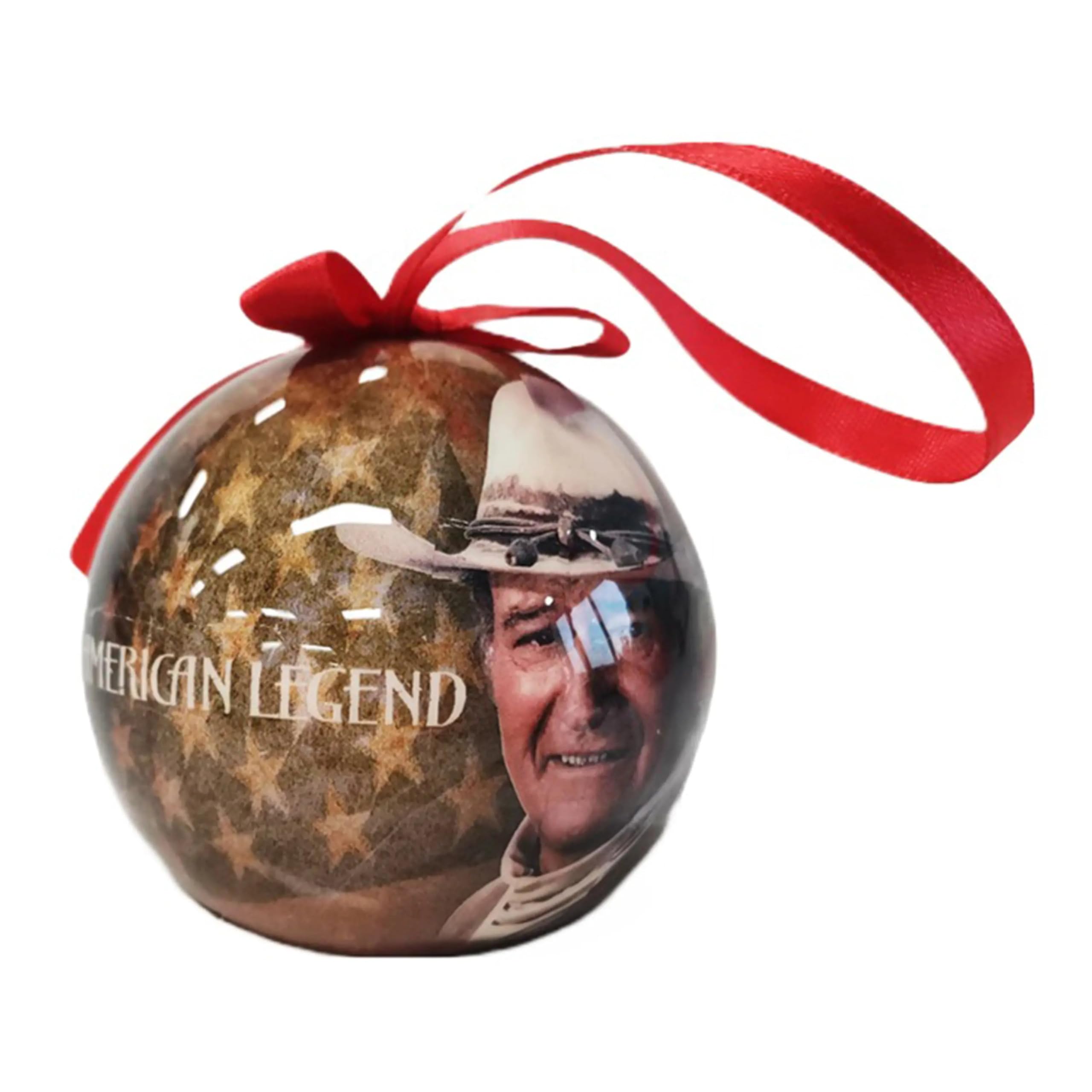 John Wayne American Legend Christmas Hanging Ornament Bauble Comes Boxed Officially Licensed