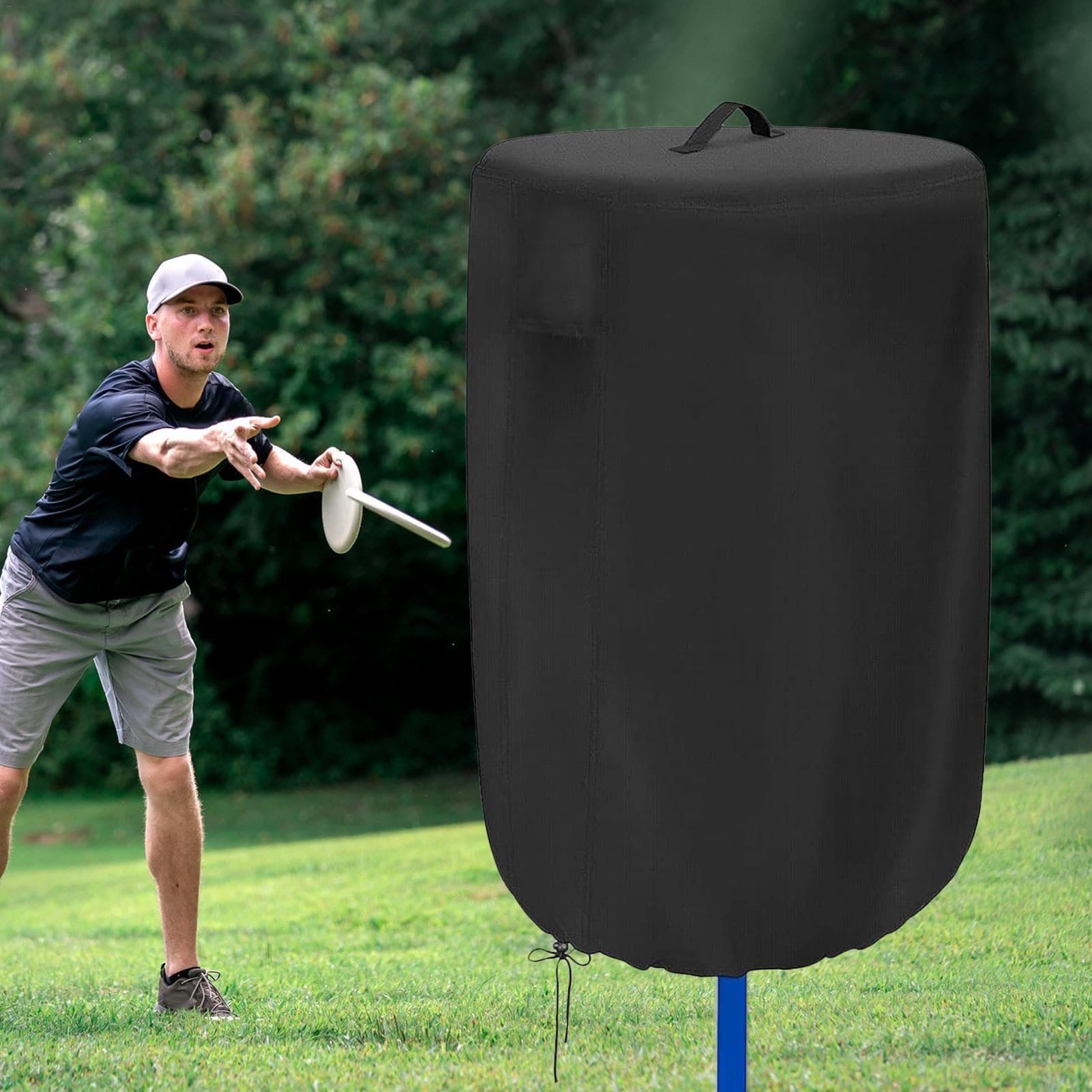 Golf Basket Rain Cover, Disc Golf Target Cover, Rain Protection for Golf Basket, Sun Protection Cover, Chain Disk Golf Cover, Outdoor Golf Training Equipment, Indoor Golf Basket Cover