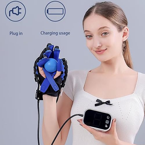 Miniatura 5 de Guantes de robot de rehabilidad mejorados, equipo de recuperación de trazo de mano, guantes de robot de rehabilitación inteligente, hemiplejia