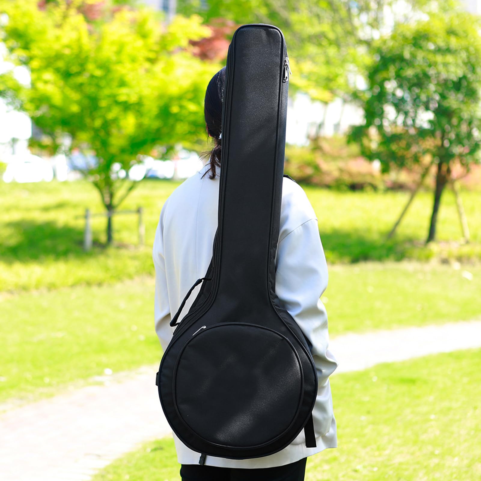 Aufbewahrungstasche Für Banjo Mit Organizer - Wasserdichte Tasche Zum Tragen Von Instrumenten | Aufbewahrungstasche Für 5-Saitige Banjos - Für Freunde Teenager Jugendliche Erwachsene Männer Und Frauen