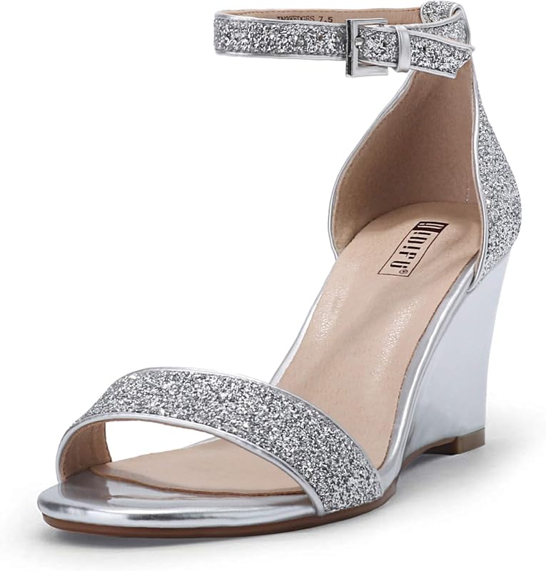 IDIFU Women's Classic Wedge Heels Sandals