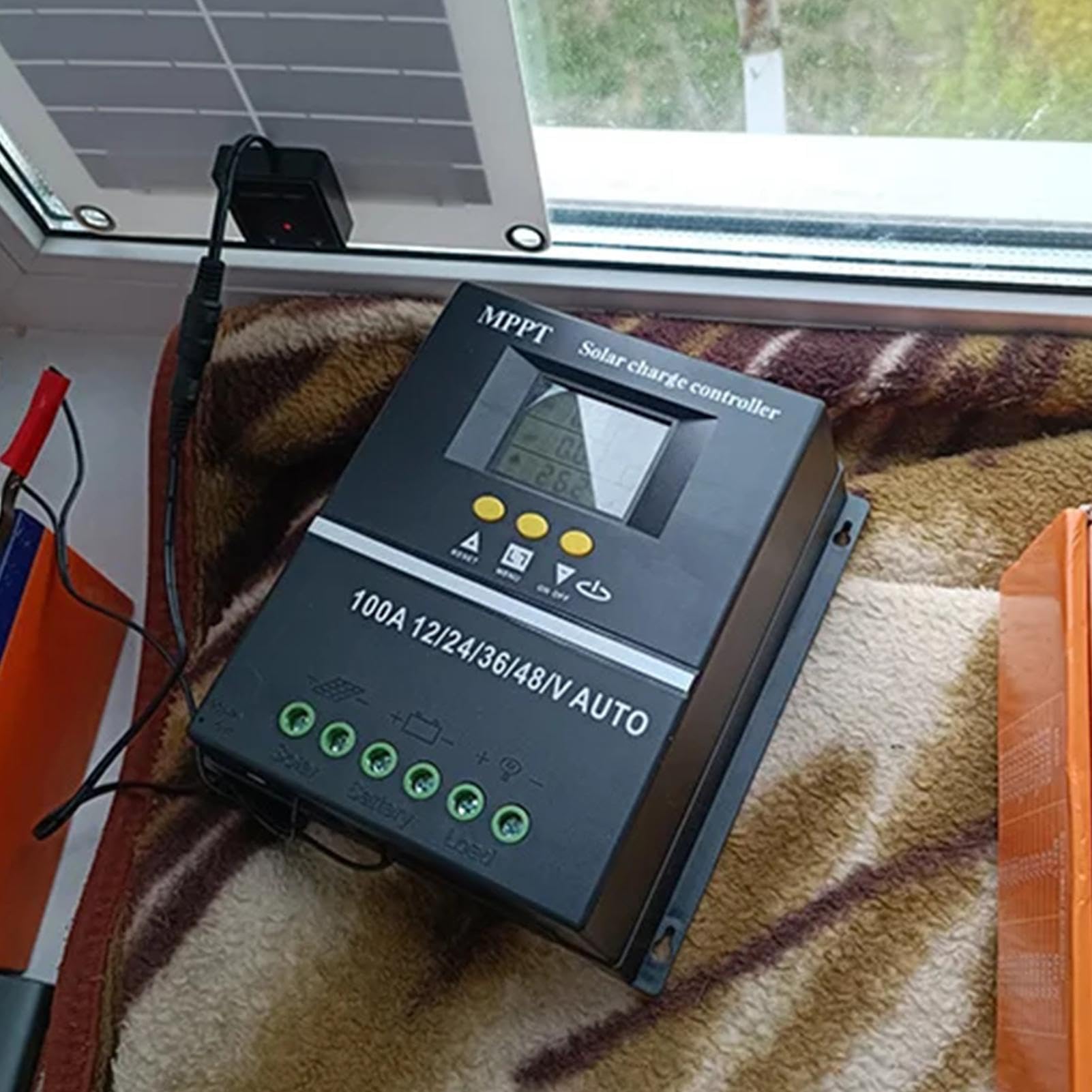 Regulador de panel solar de carga eficiente, conversión de energía