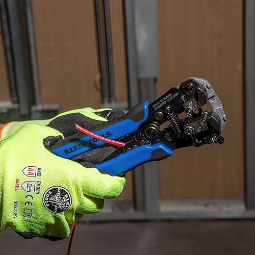 Miniatura 7 de Klein Tools Kit de prueba de multímetro 69149P y pelacables 11061  cortador de alambre para cable AWG sólido y trenzado, los pequeños de alta