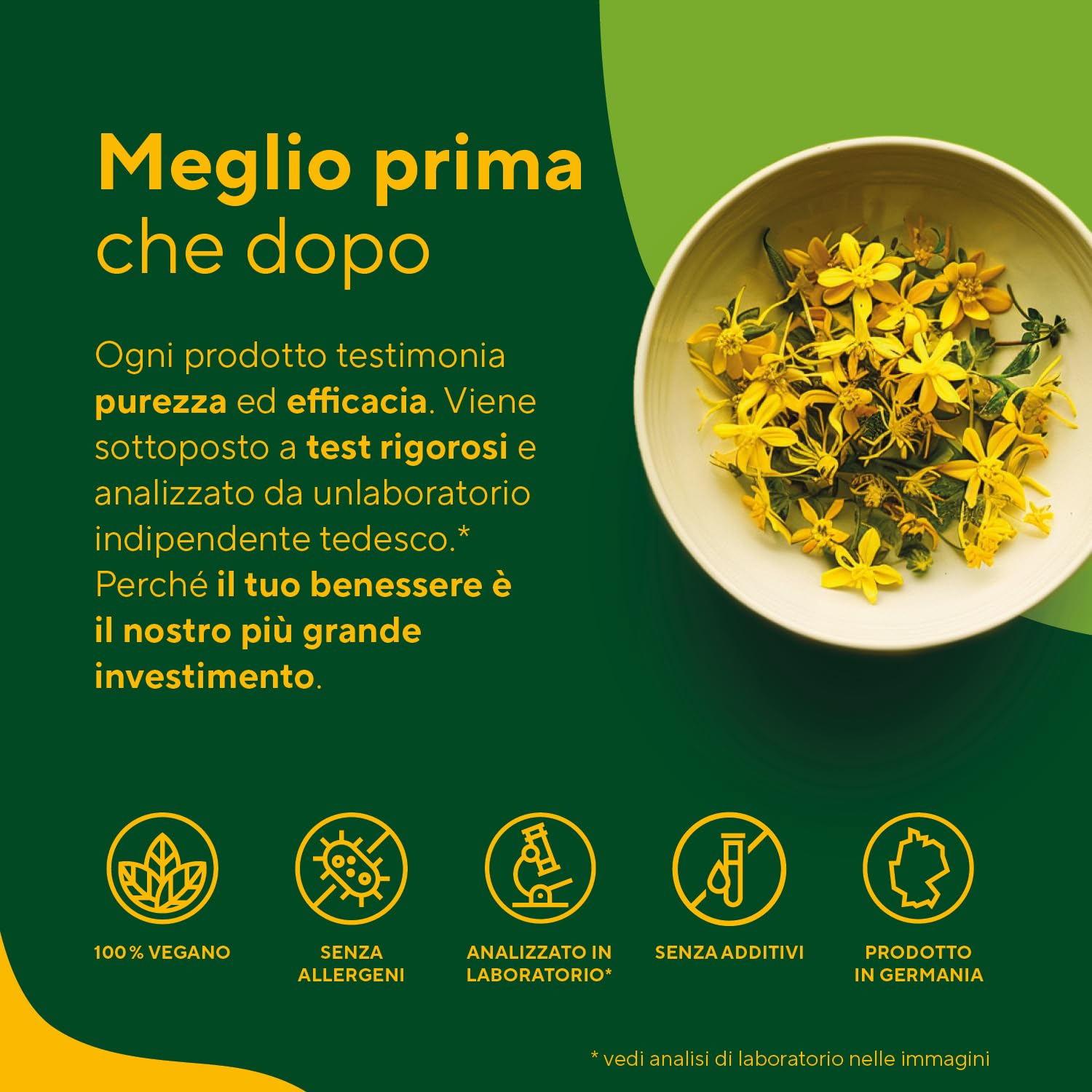 Capsule di iperico ad alto dosaggio - 240 capsule con le vitamine B6, B12 e acido folico - 5000 mg di iperico per capsula (estratto 10:1) - ipericina & iperforina - Prodotto in Germania - TRUE NATURE