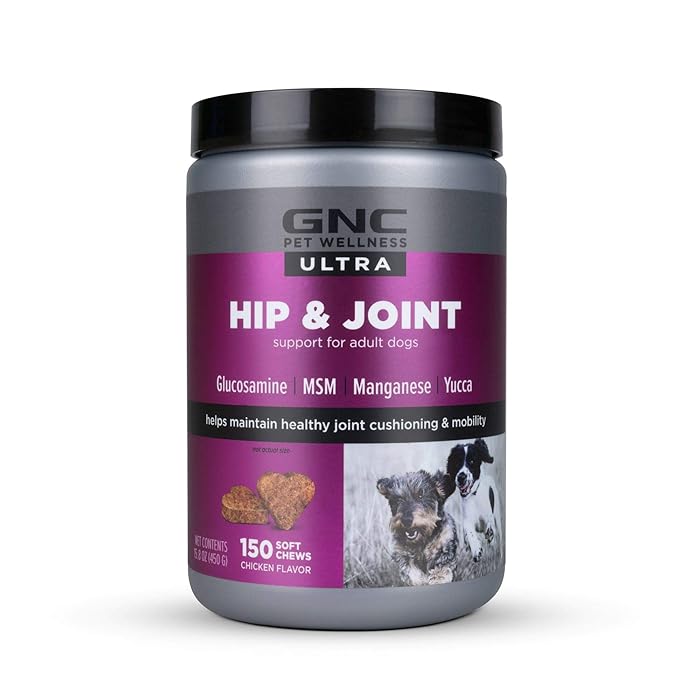 Buy GNC Ultra Hip & Joint Chicken Flavor Soft Chews for Dogs Online at