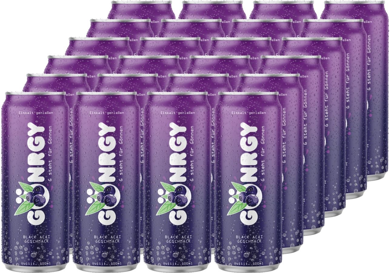 Black Acai - GÖNRGY Energy Drink by MontanaBlack 24x 500ml inkl. 6€ DPG Pfand