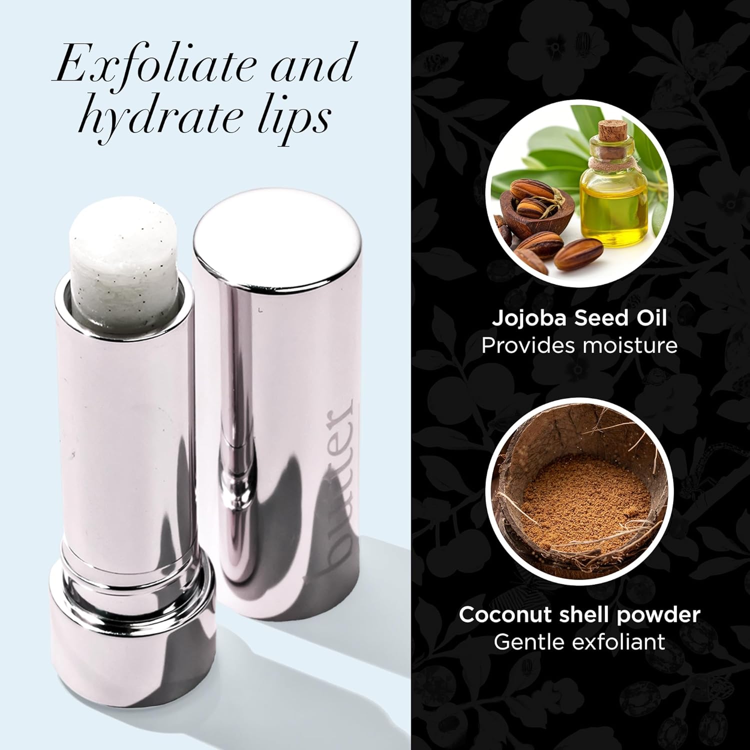 butter LONDON Lippy Lip Scrub Stick, Sugar Buttercream - 100% Natural Sugar-Based Lip Scrubber Exfoliator Nourishes, Hydrates & Lightens Dry & Dark Lips - Lip Care for Smooth & Fresh-Looking Lips - Image 5