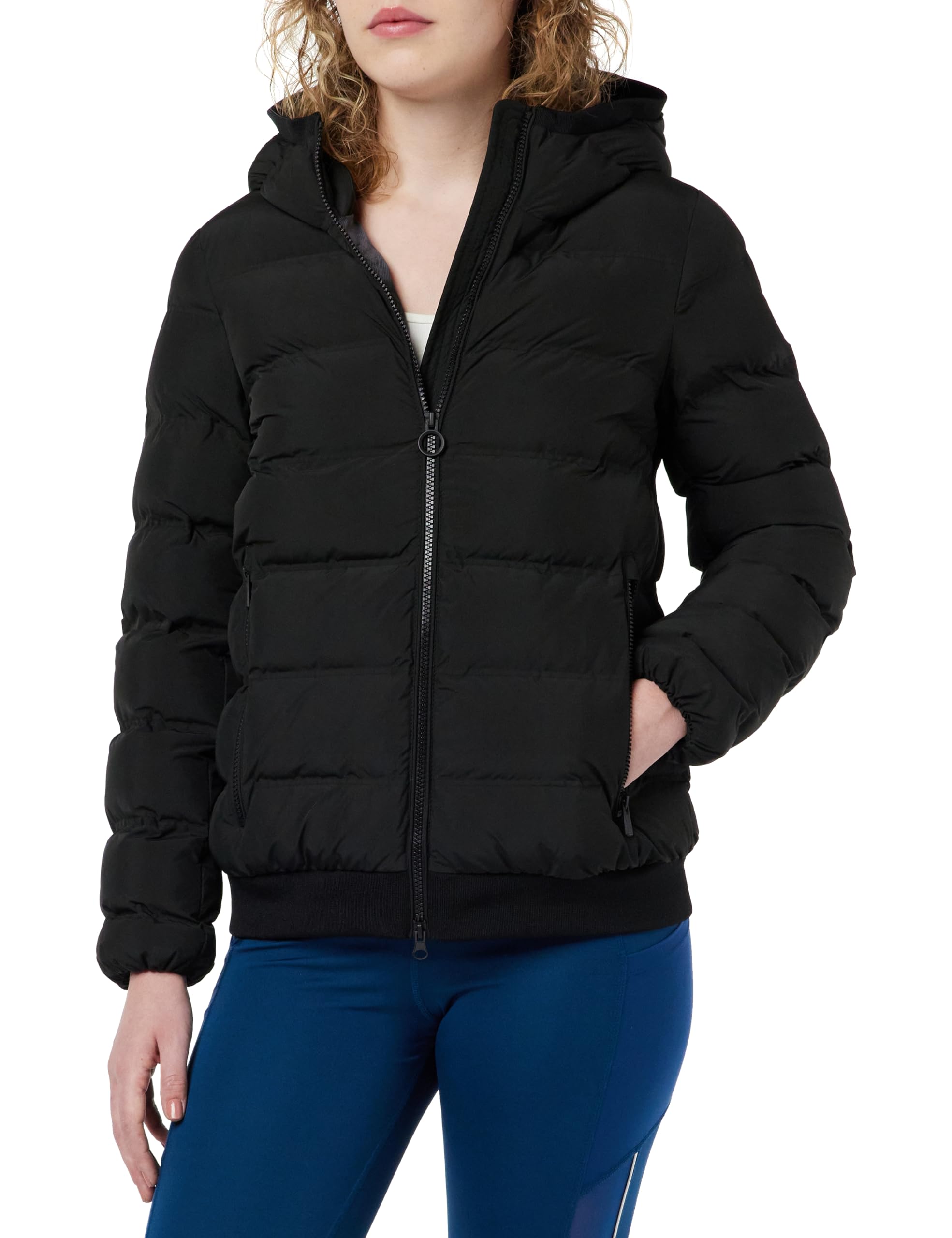 SPHERICA DONNA: Parka trapuntato in Nero