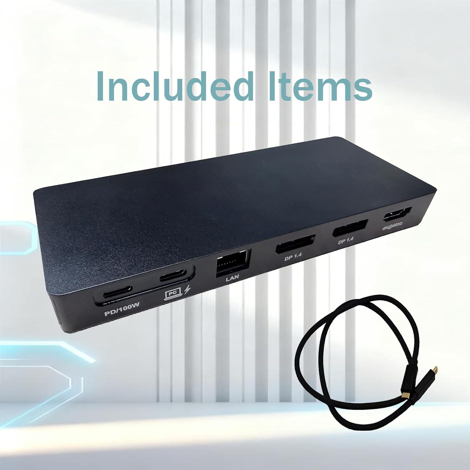 13in1 USB-C 3 Monitor Docking Station,Compatible with Lenovo ThinkPad Universal Docking Station(40AY0090US),PD 100W,Dual DP 1.4(4K@60Hz),HDMI,RJ45,SD3.0/microSD3.0,1xUSB 3.2 Gen1,2xUSB 3.2 Gen2,Audio