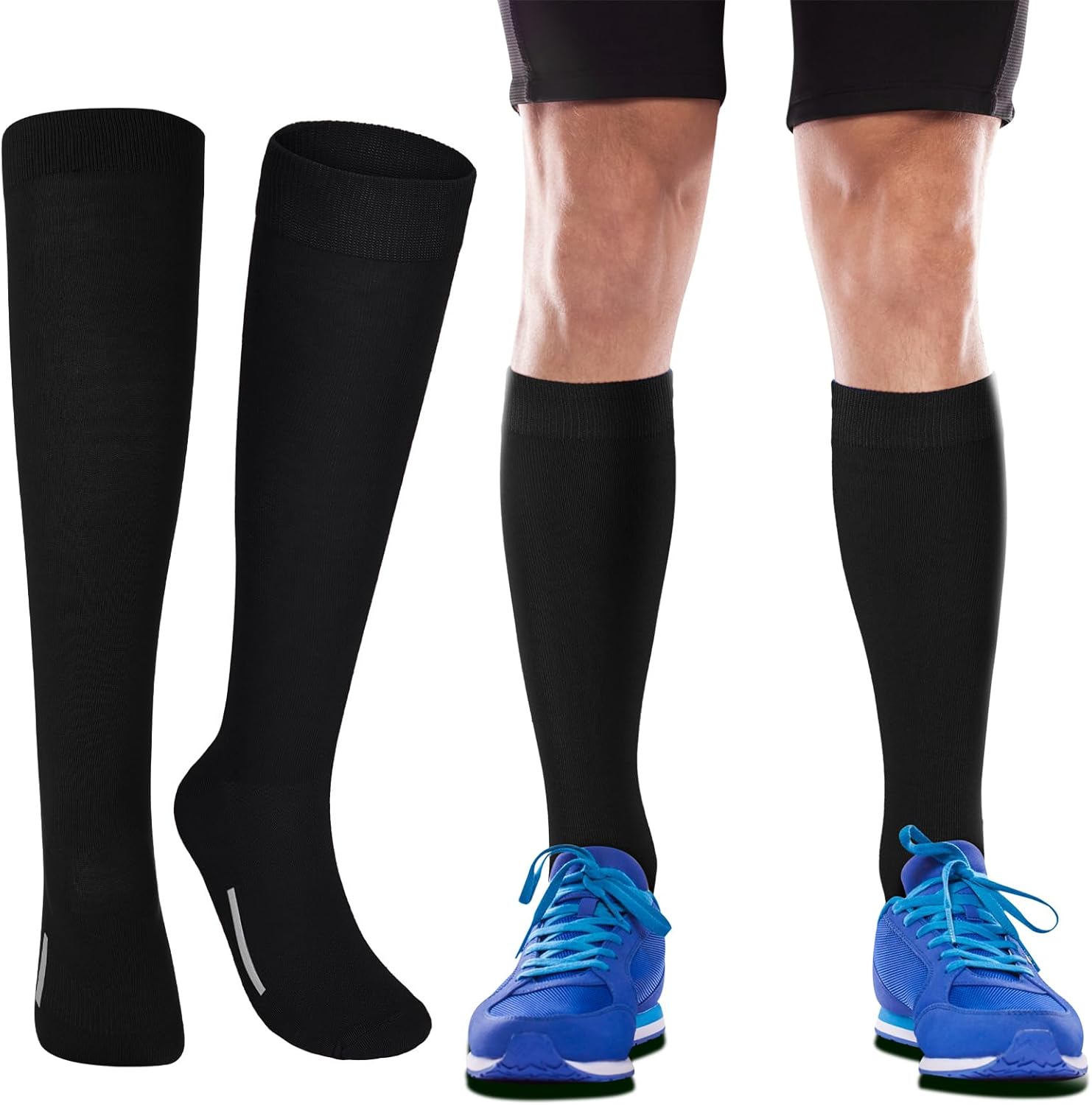 Outus Baseball Soccer Socks Athletic Softball Football Sports Knee High Socks for Youth Boys Girls Adult - Image 6