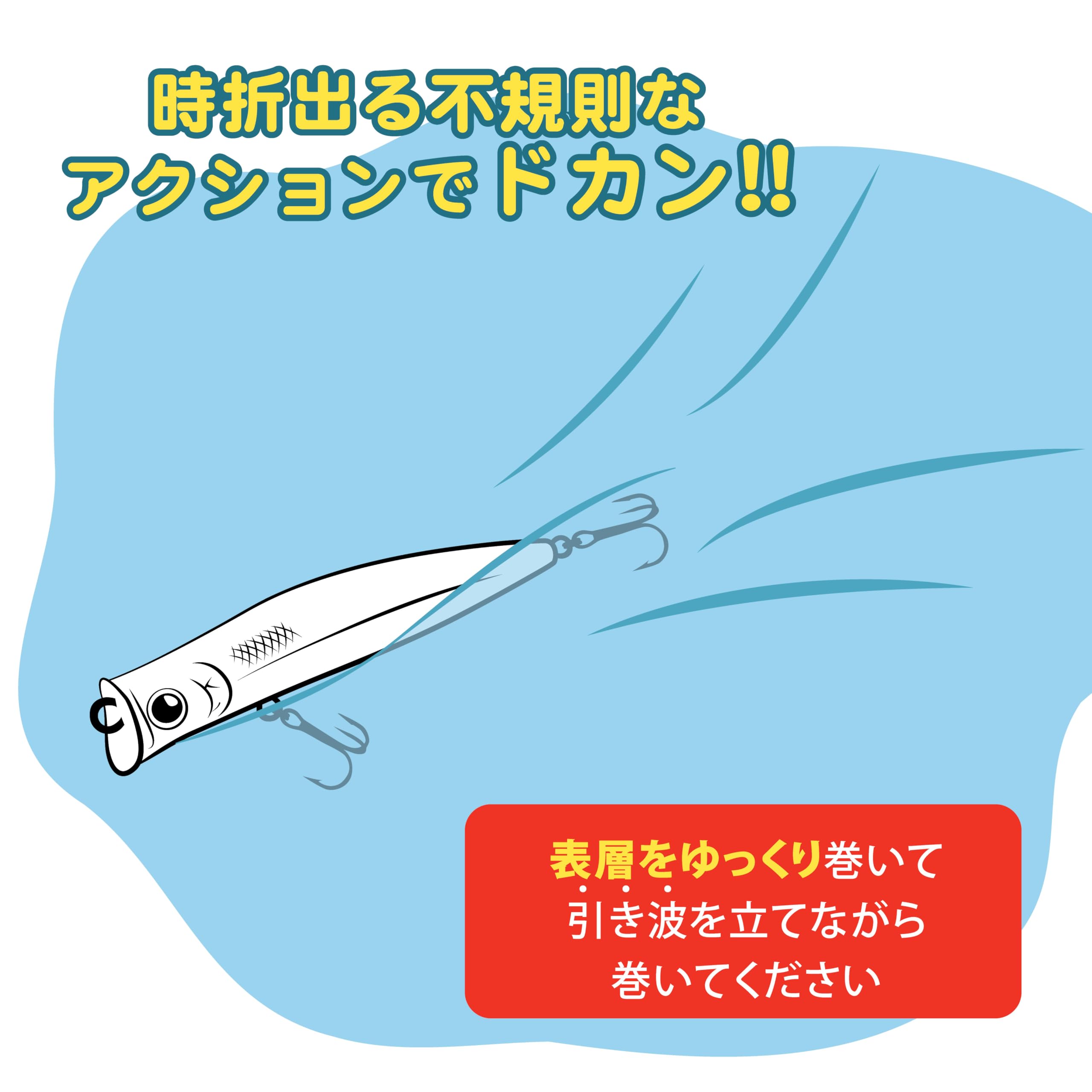 Amazon.co.jp: Lucky Craft Surface Wonder 90 Fishing Lure Topwater