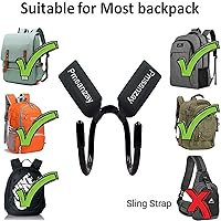 Vista 4 de Pmsanzay Gancho de cubierta de 2 unidades, soporte profesional para patineta, longboard y monopatín eléctrico Universalmente compatible