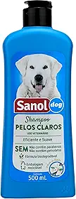 Shampoo De Pêlos Para Cães E Gatos Pêlos Claros 500 Ml Azul