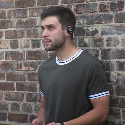 Miniatura 6 de Koss BT221i - Pinzas inalámbricas Bluetooth para los oídos, micrófono en línea, control de volumen y control remoto táctil, resistente al sudor,